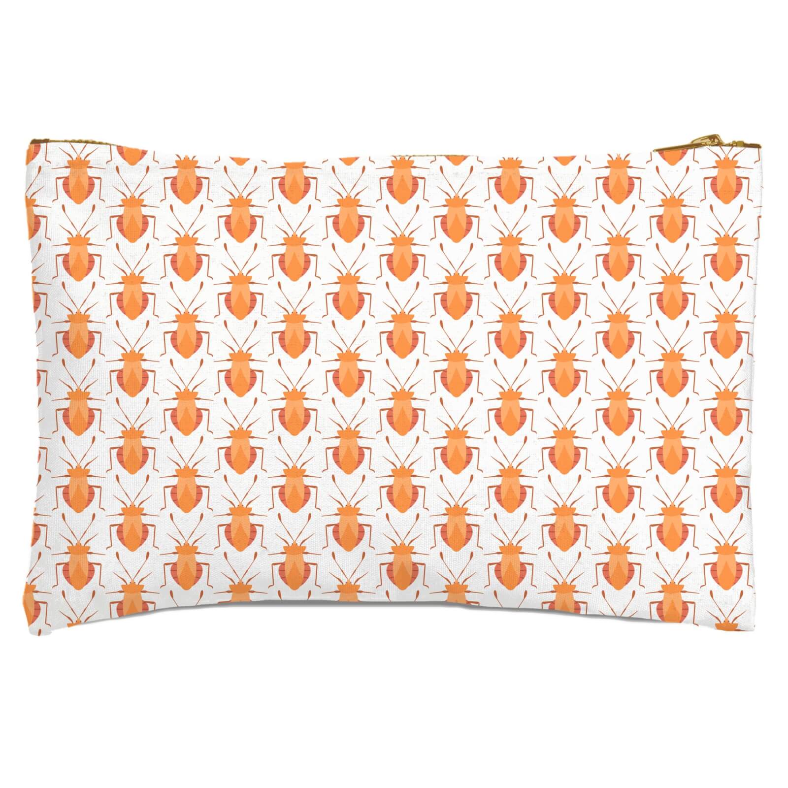 Orange Bug Zipped Pouch