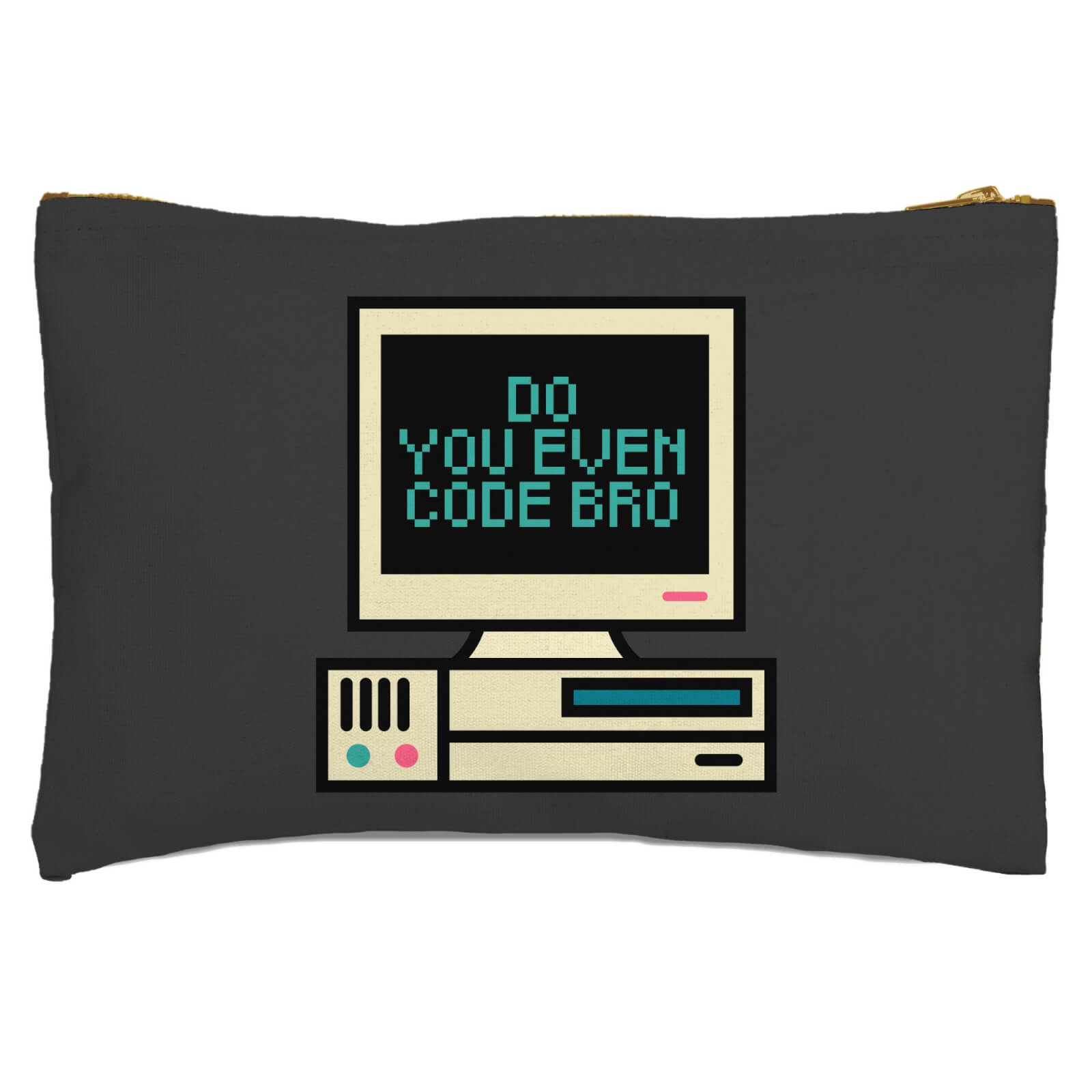 Do You Even Code Bro Zipped Pouch