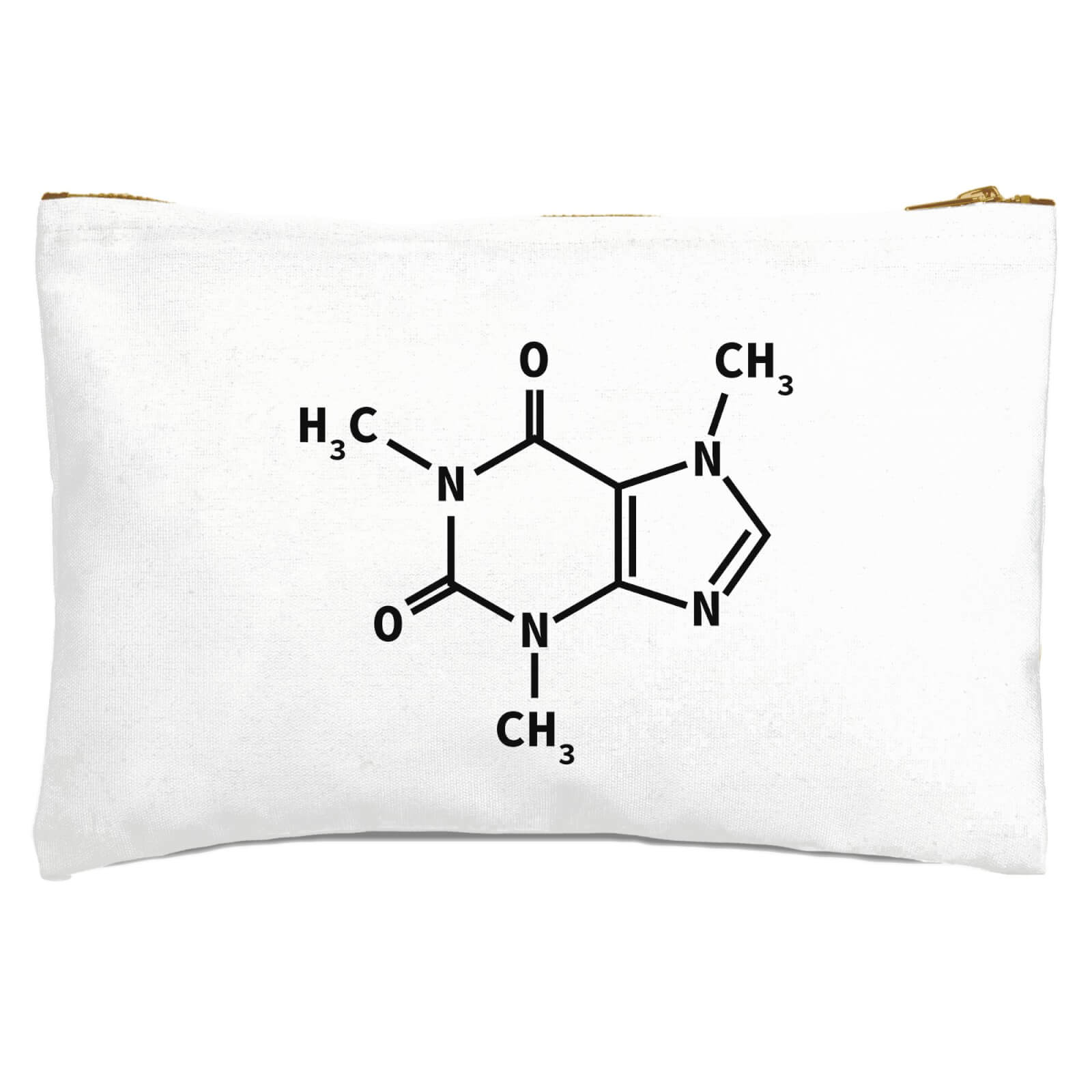 Coffee Molecular Code Zipped Pouch