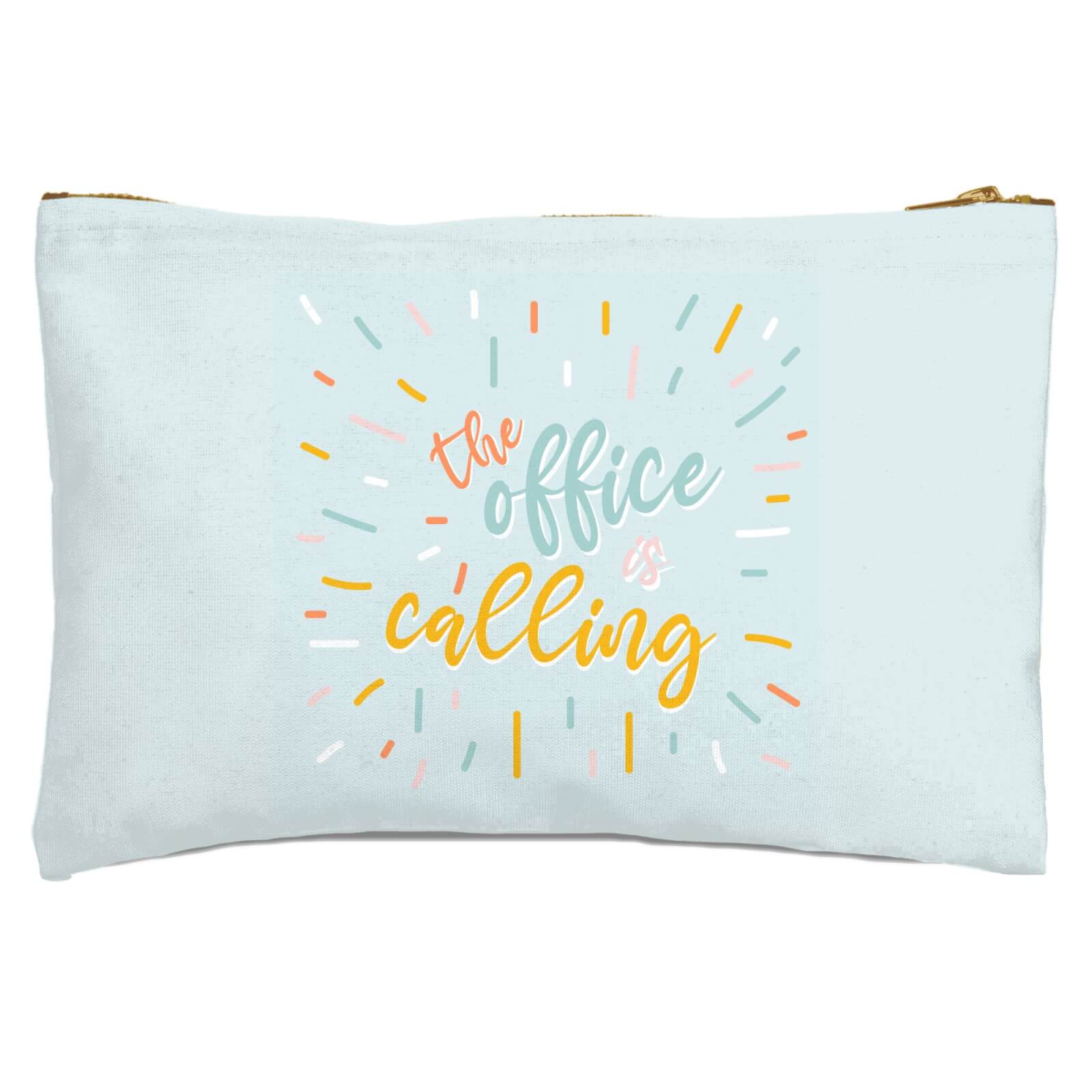The Office Is Calling Zipped Pouch