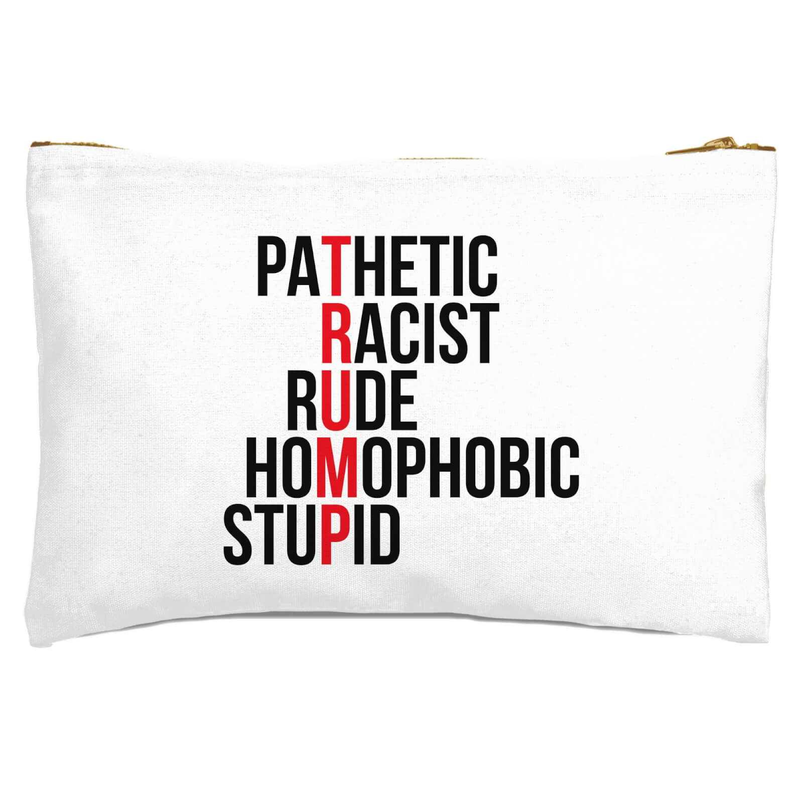 Trump Description Zipped Pouch