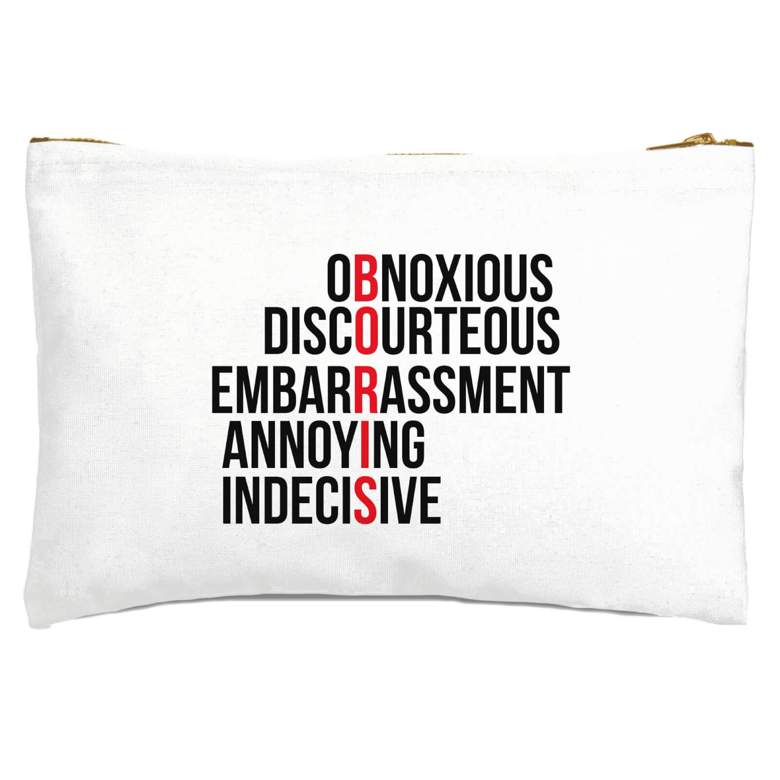 Boris Description Zipped Pouch