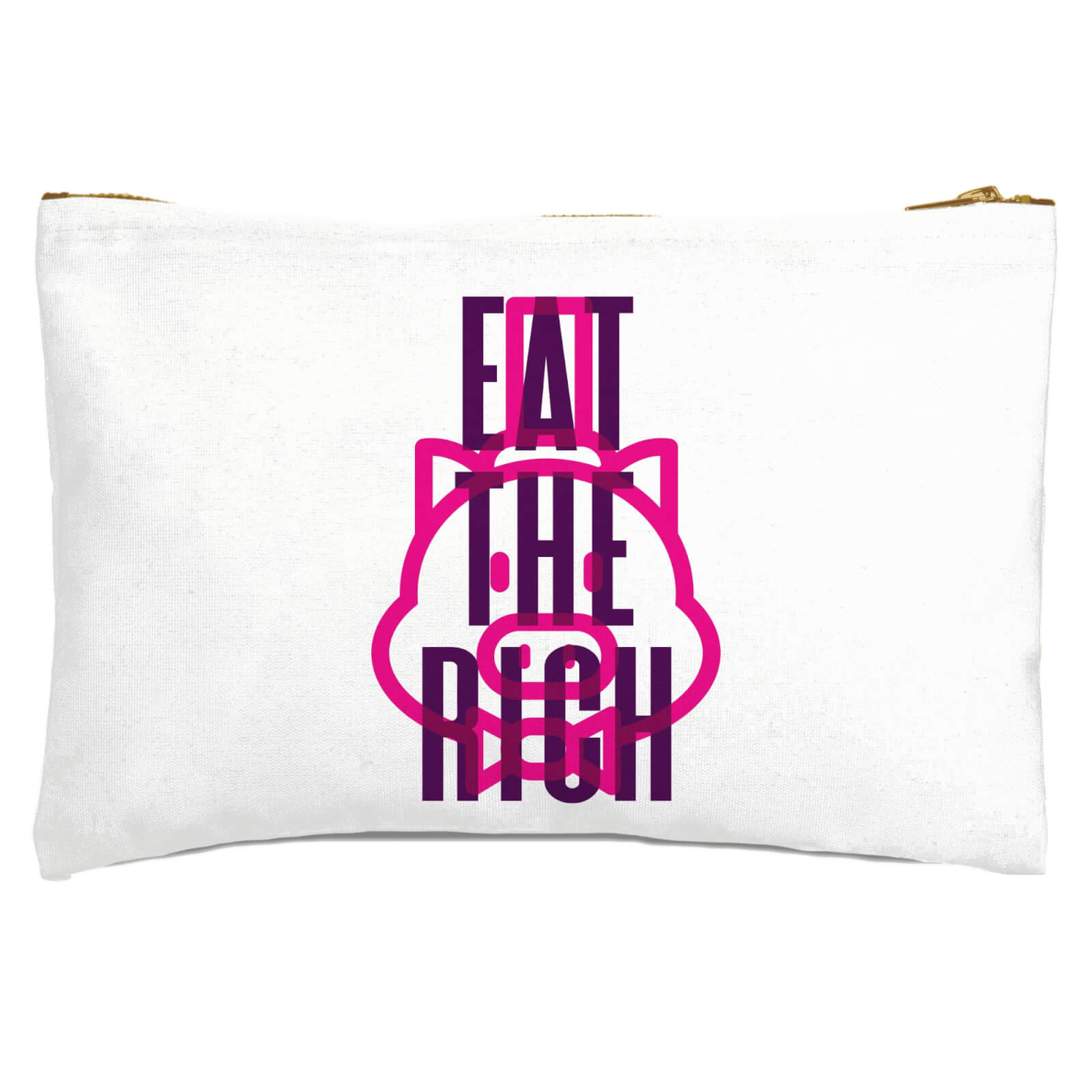 Eat The Rich Zipped Pouch