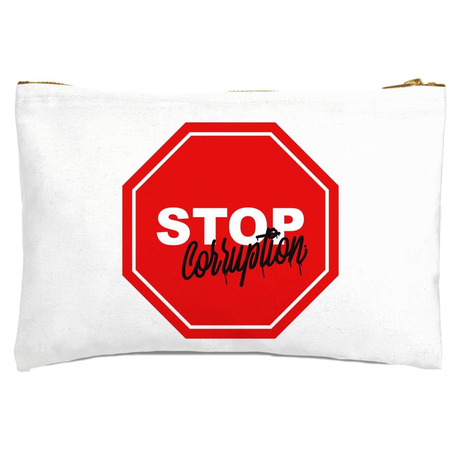 Stop Corruption Zipped Pouch