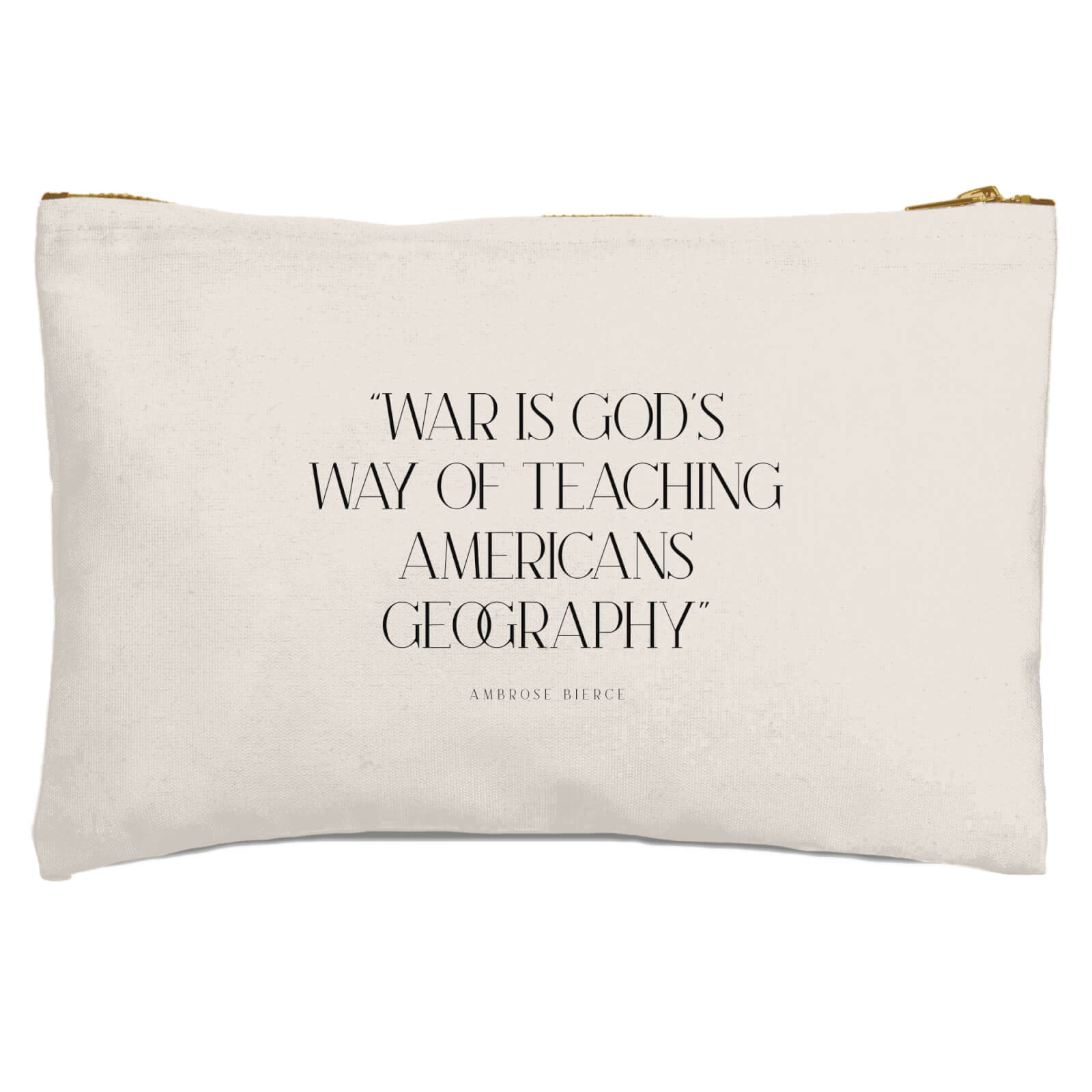War Is God's Way Zipped Pouch