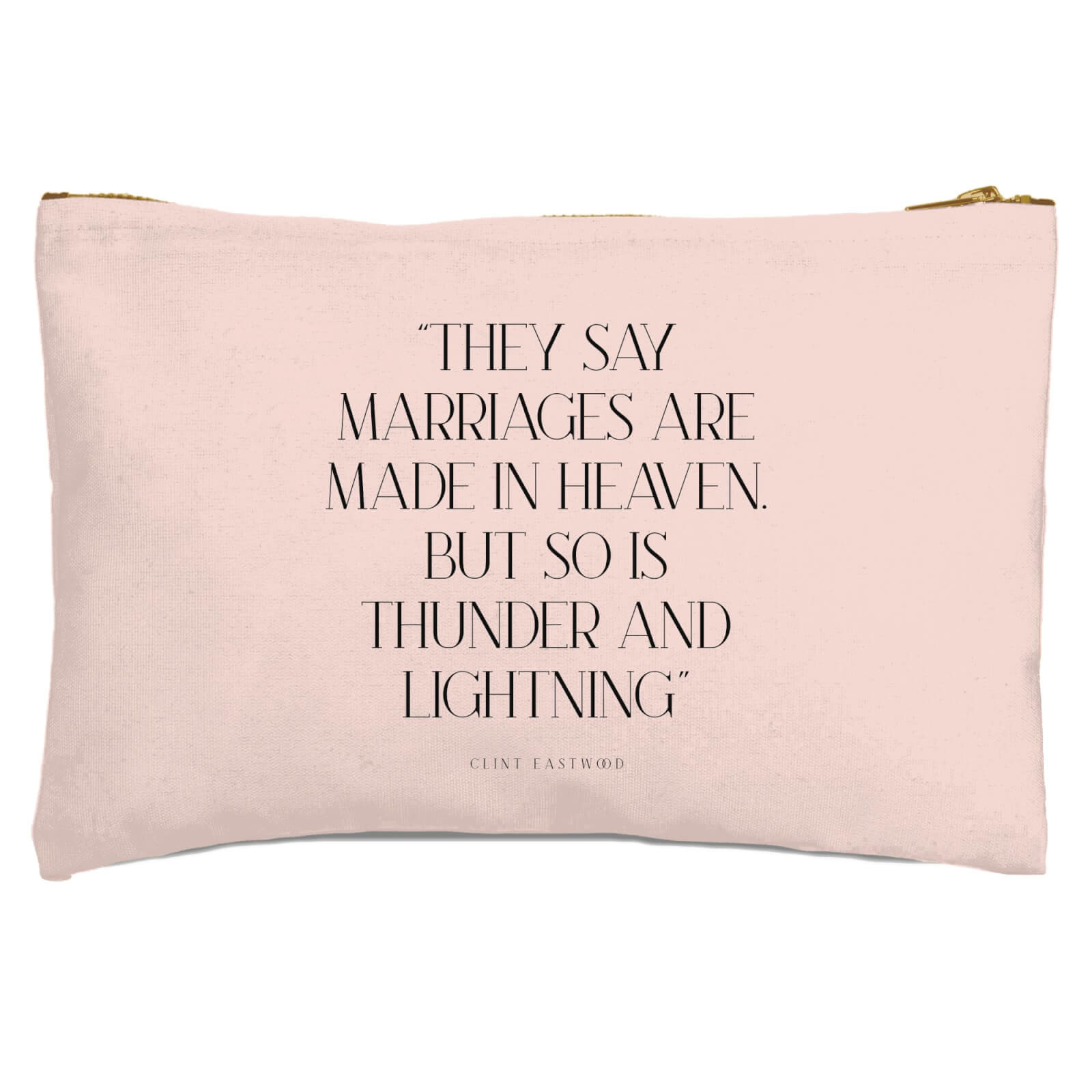 They Say Marriages Are Made In Heaven Zipped Pouch