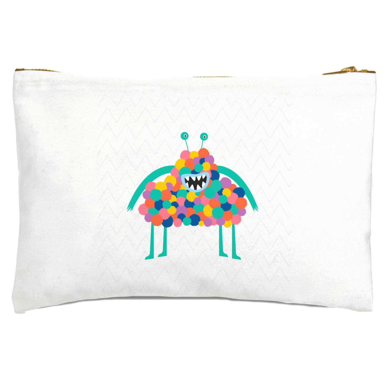 Giant Fluffy Monster Zipped Pouch