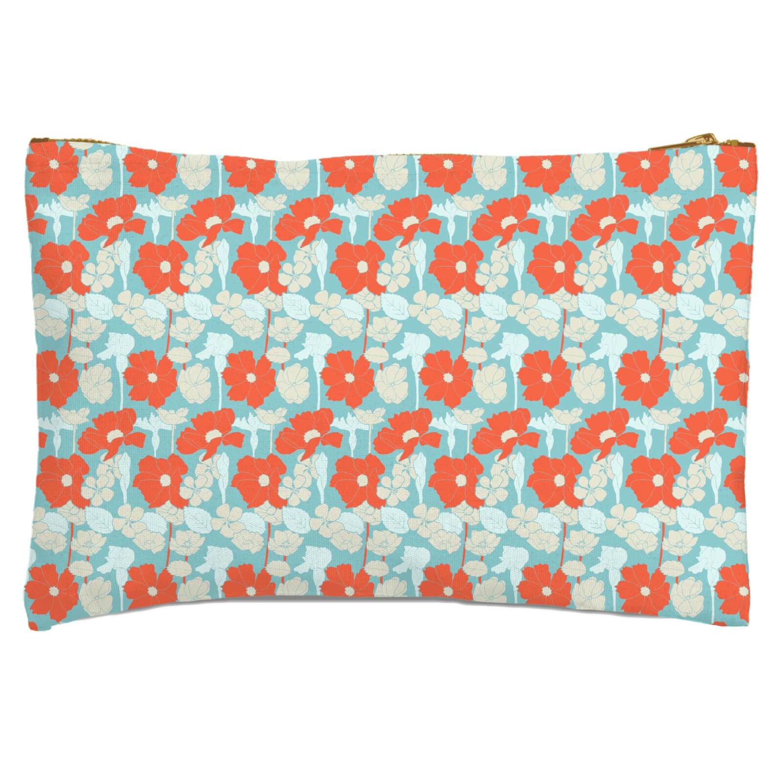 Bright 60s Flower Zipped Pouch