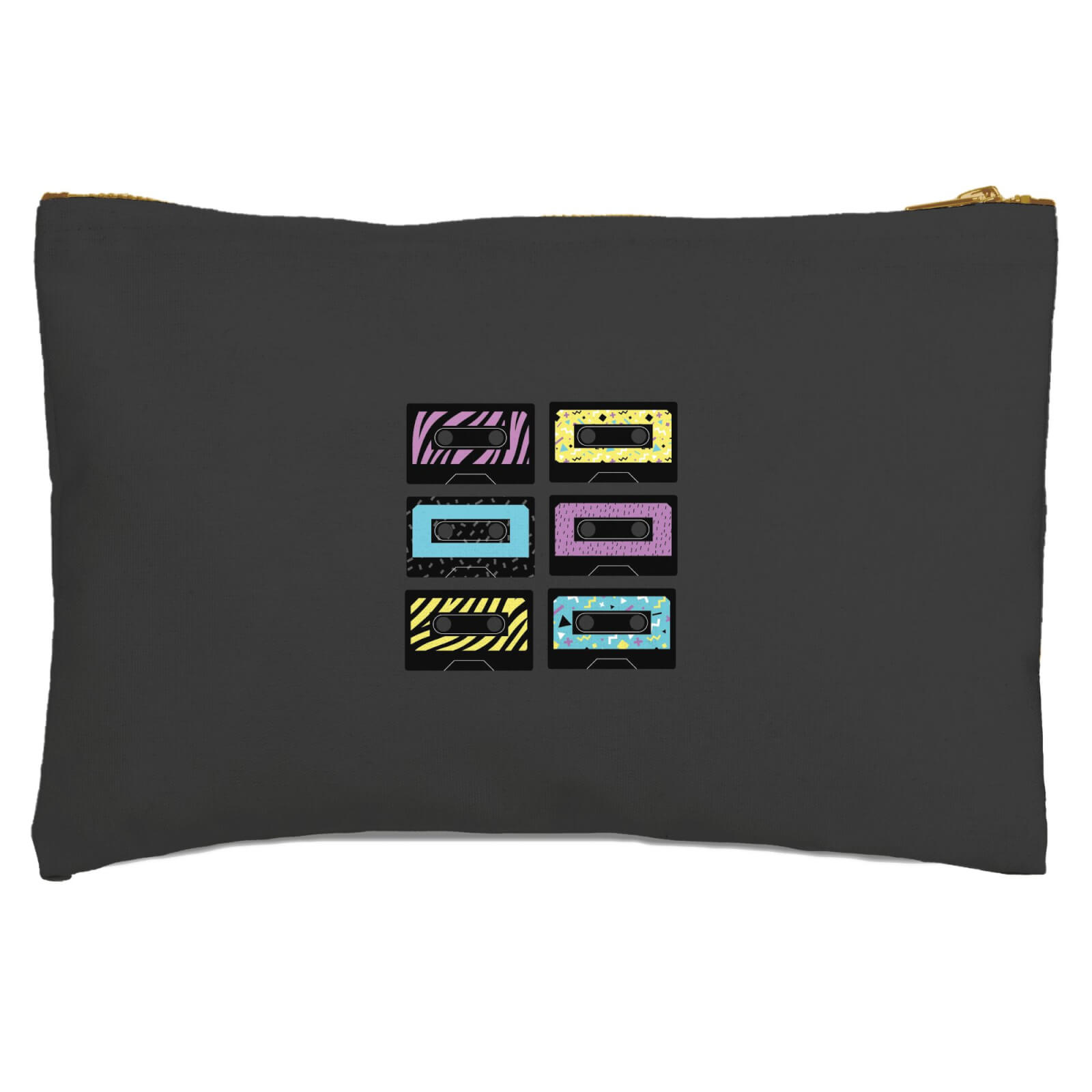 Cassette Graphic Zipped Pouch