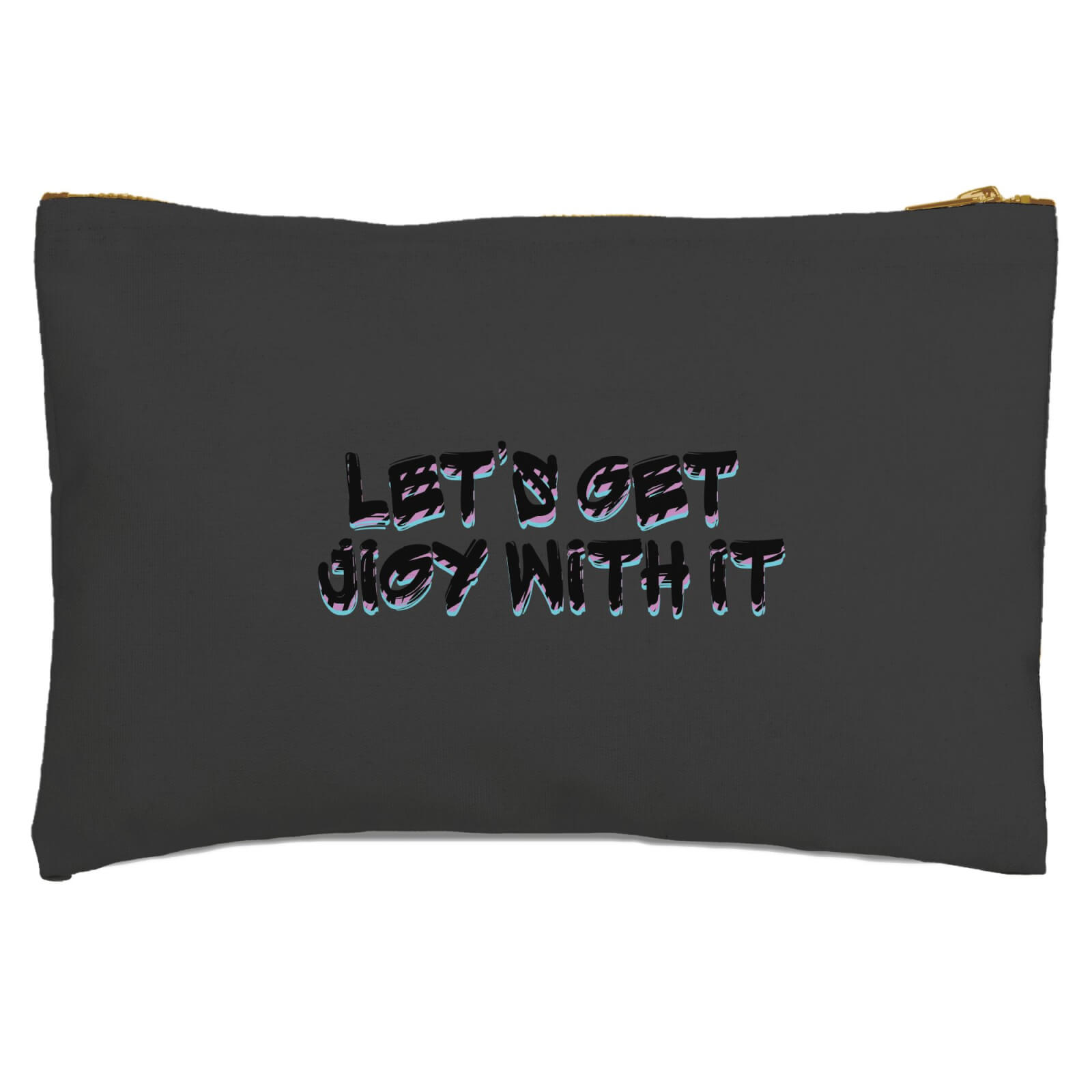 Let's Get Jigy With It Graphic Zipped Pouch