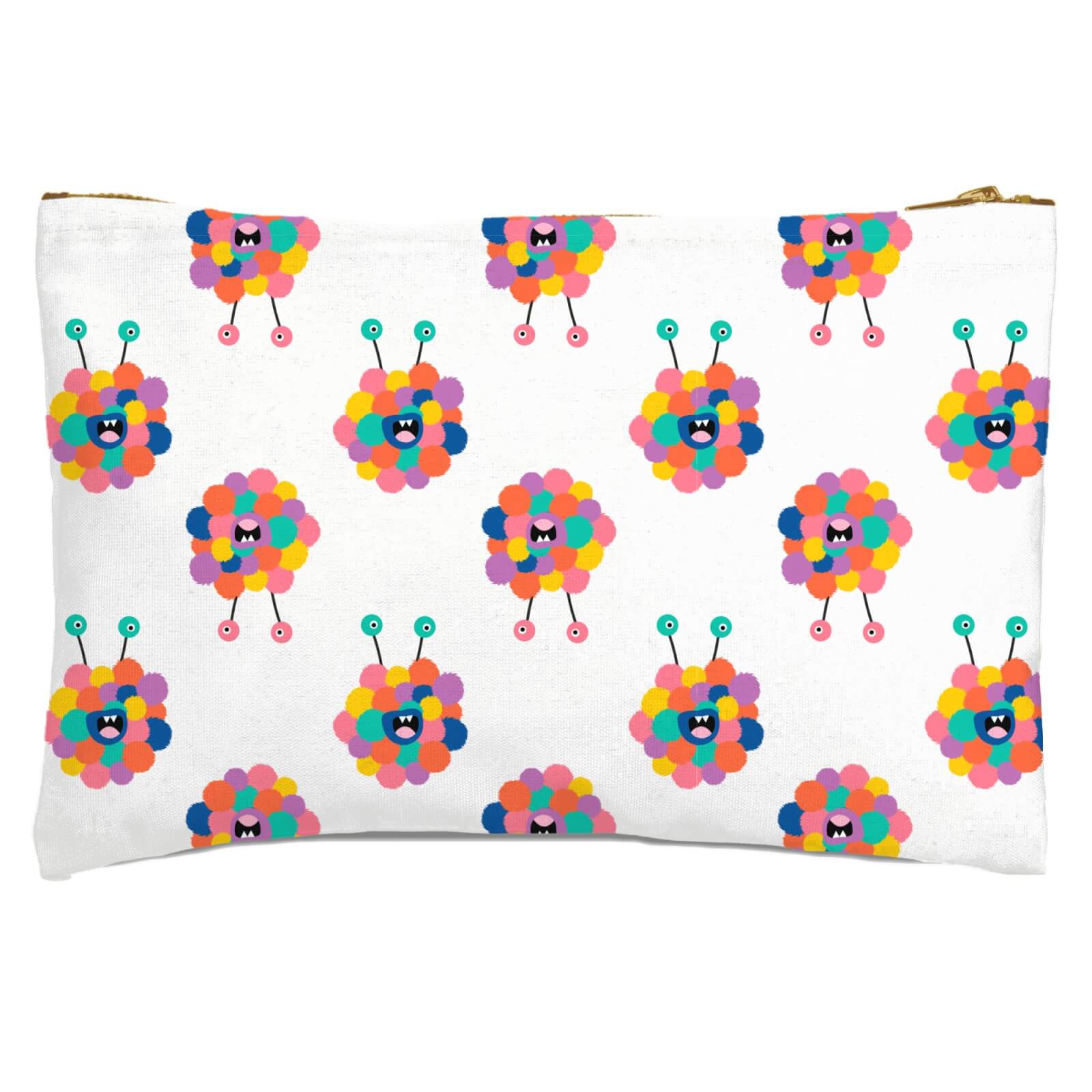 Fluffy Monster Zipped Pouch