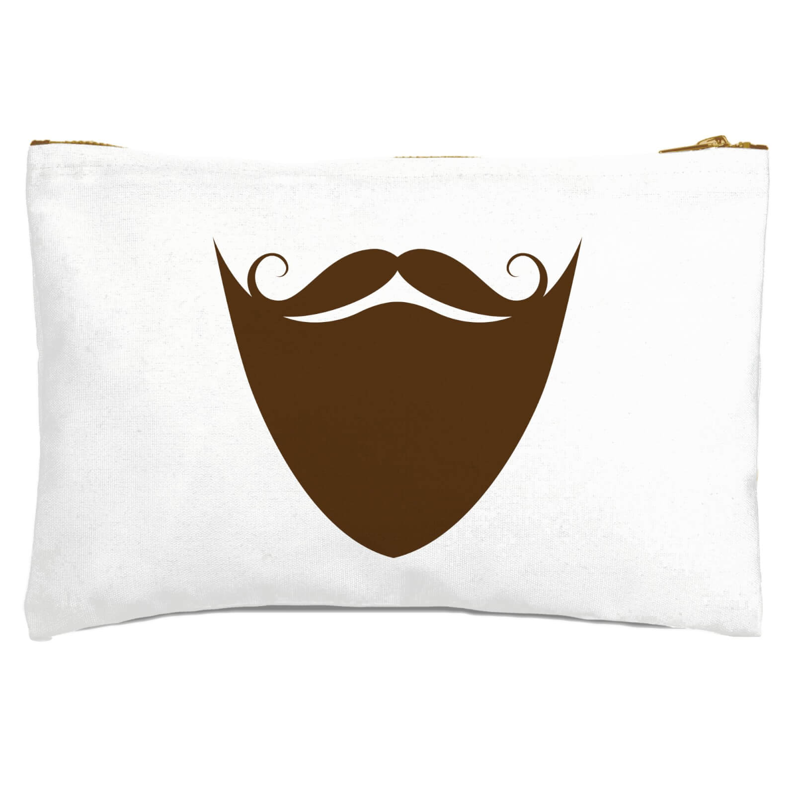 Brown Beard Zipped Pouch