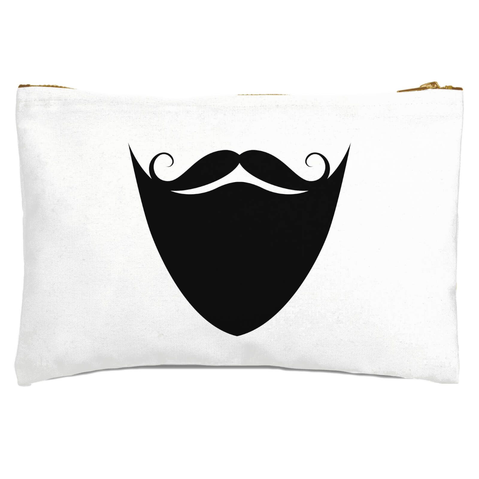Black Beard Zipped Pouch