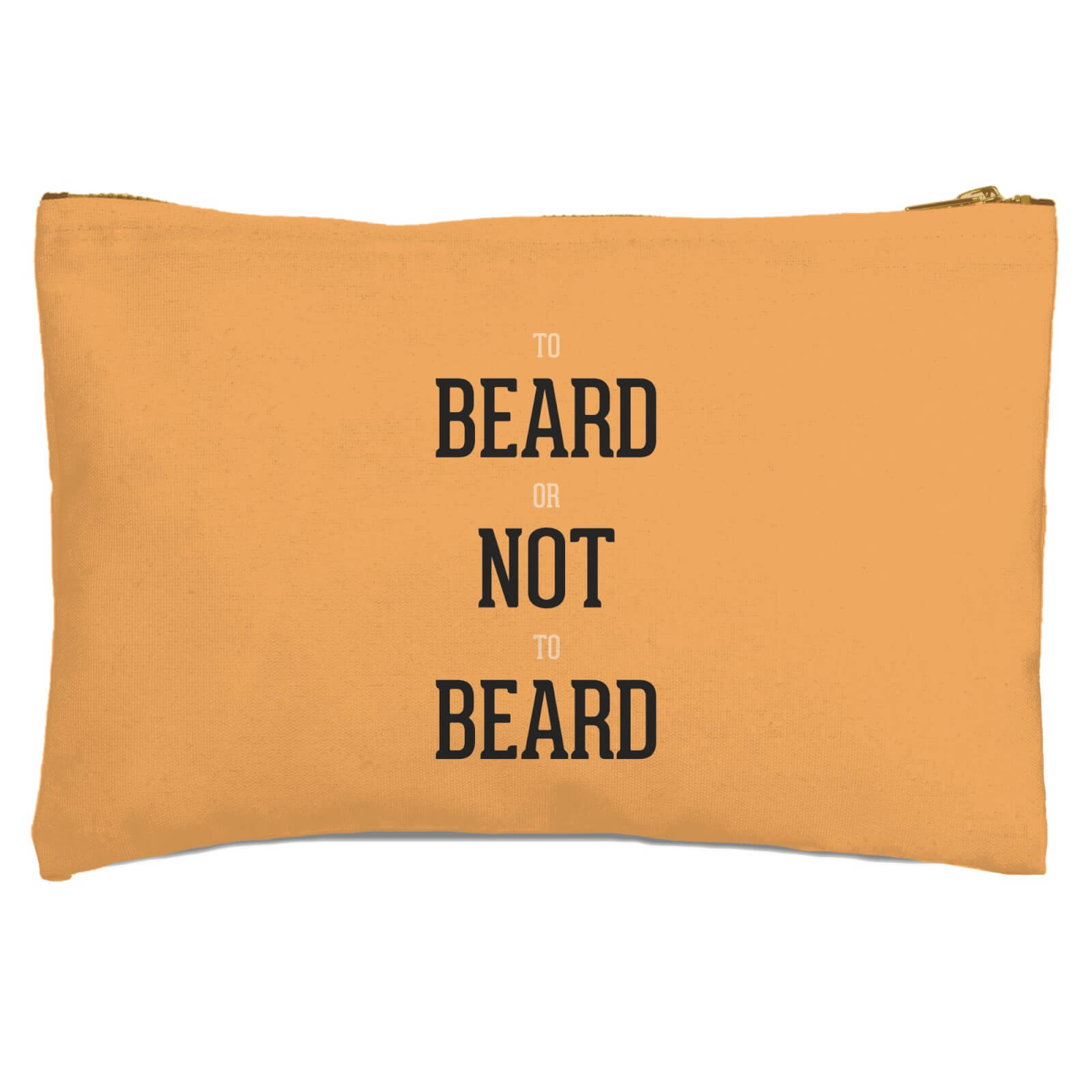 To Beard Or Not To Beard Zipped Pouch