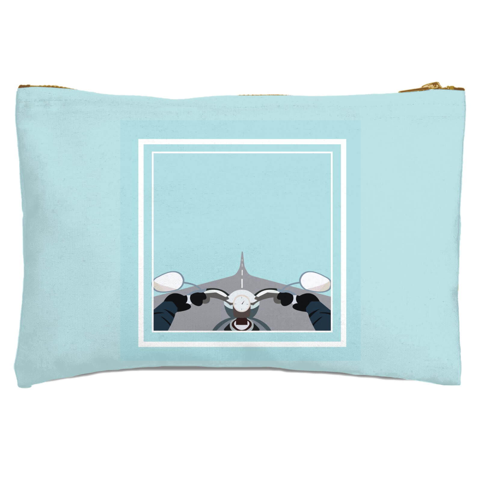 Motorbike Open Road Zipped Pouch