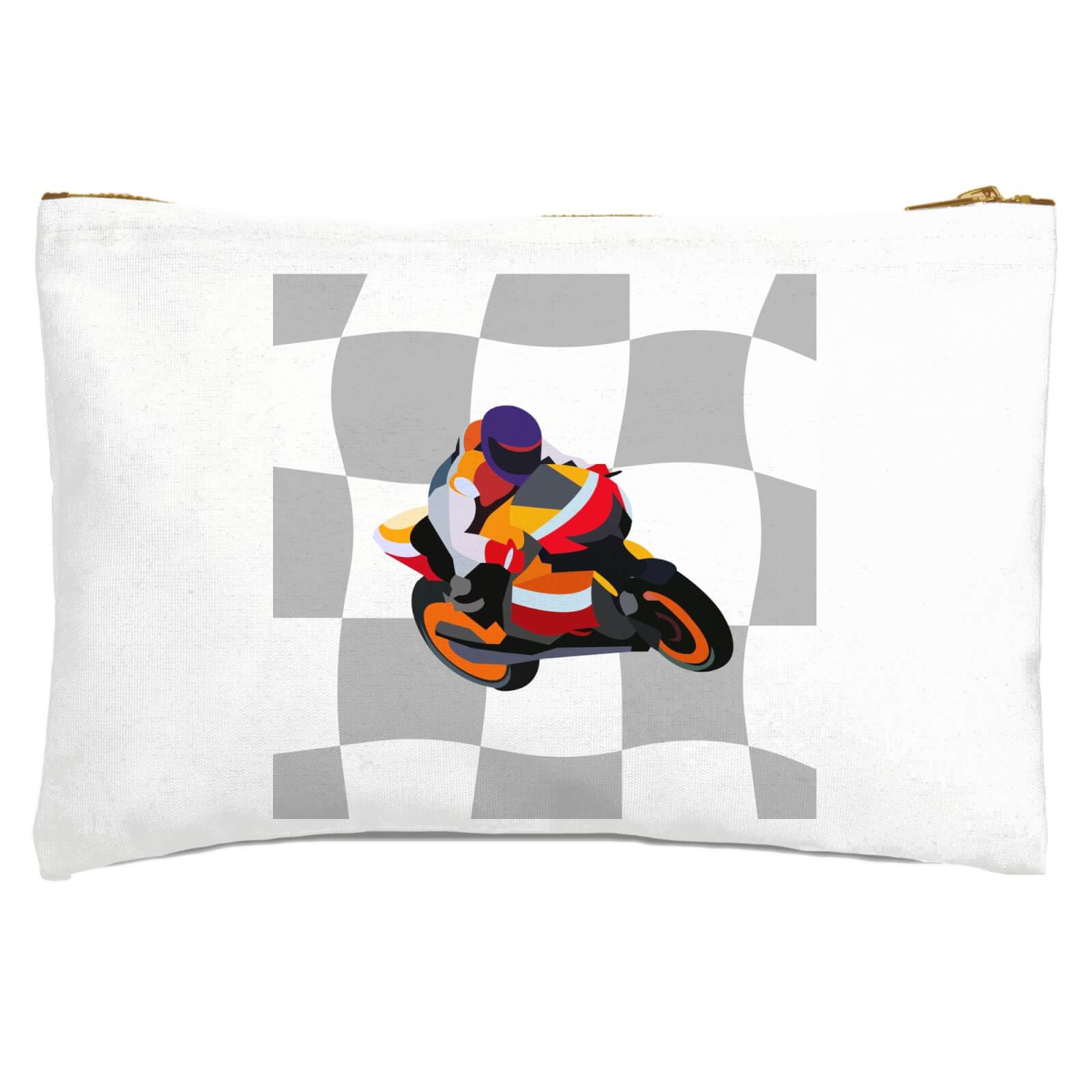 Motorbike Racer Zipped Pouch