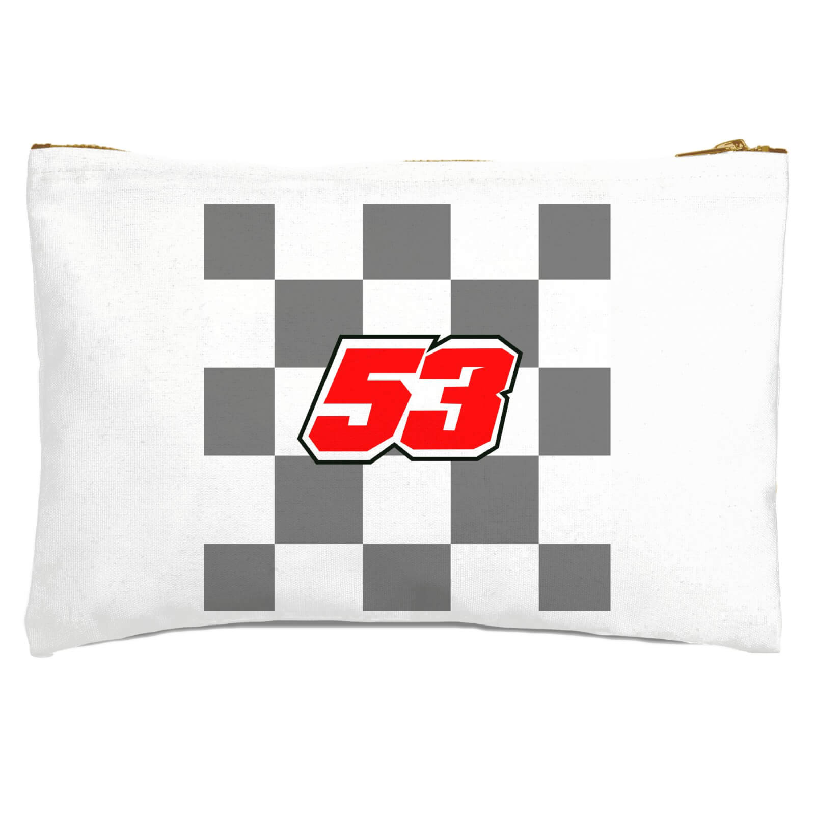 Motorcycle Number 53 Zipped Pouch