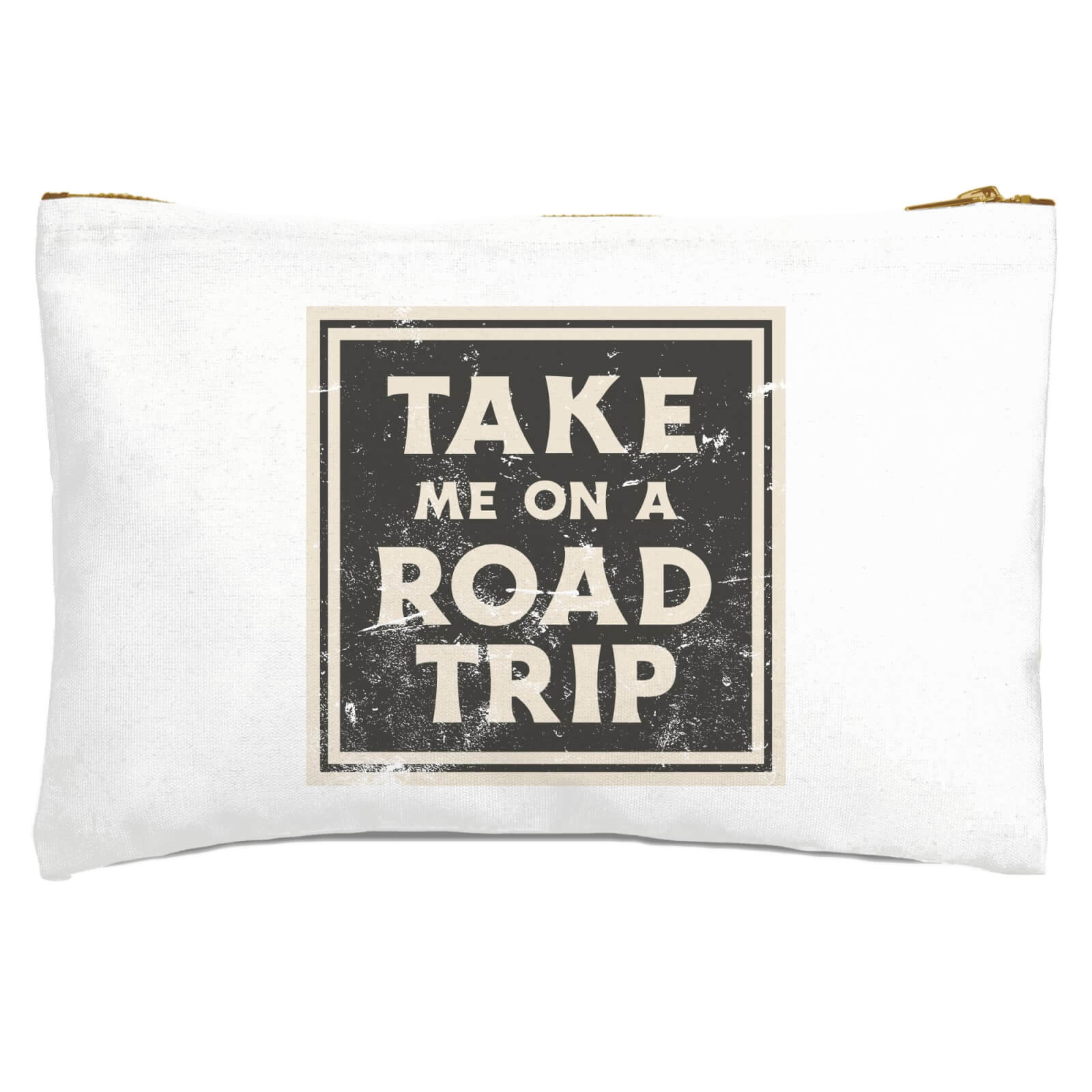 Take Me On A Road Trip Zipped Pouch