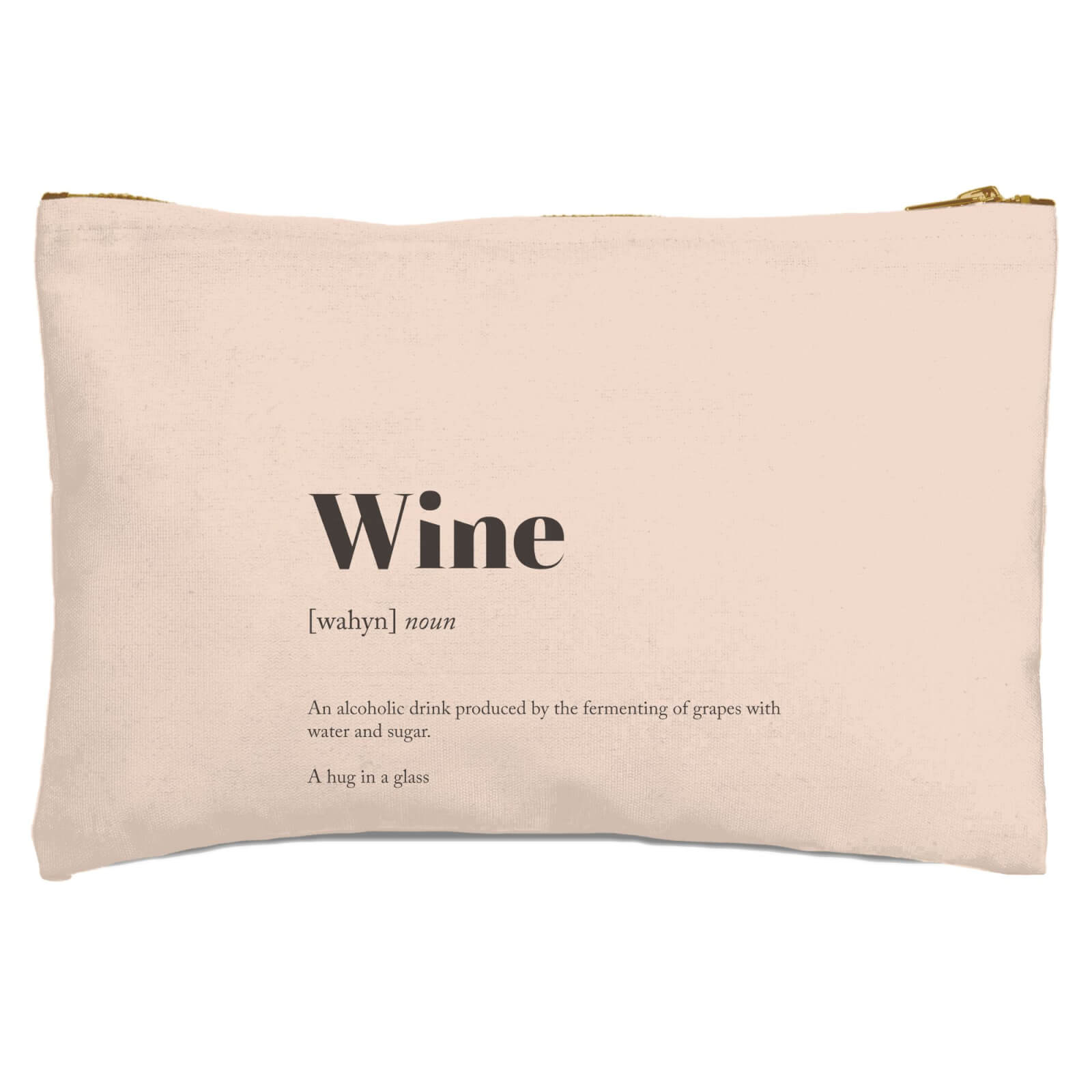 Wine Definition Zipped Pouch