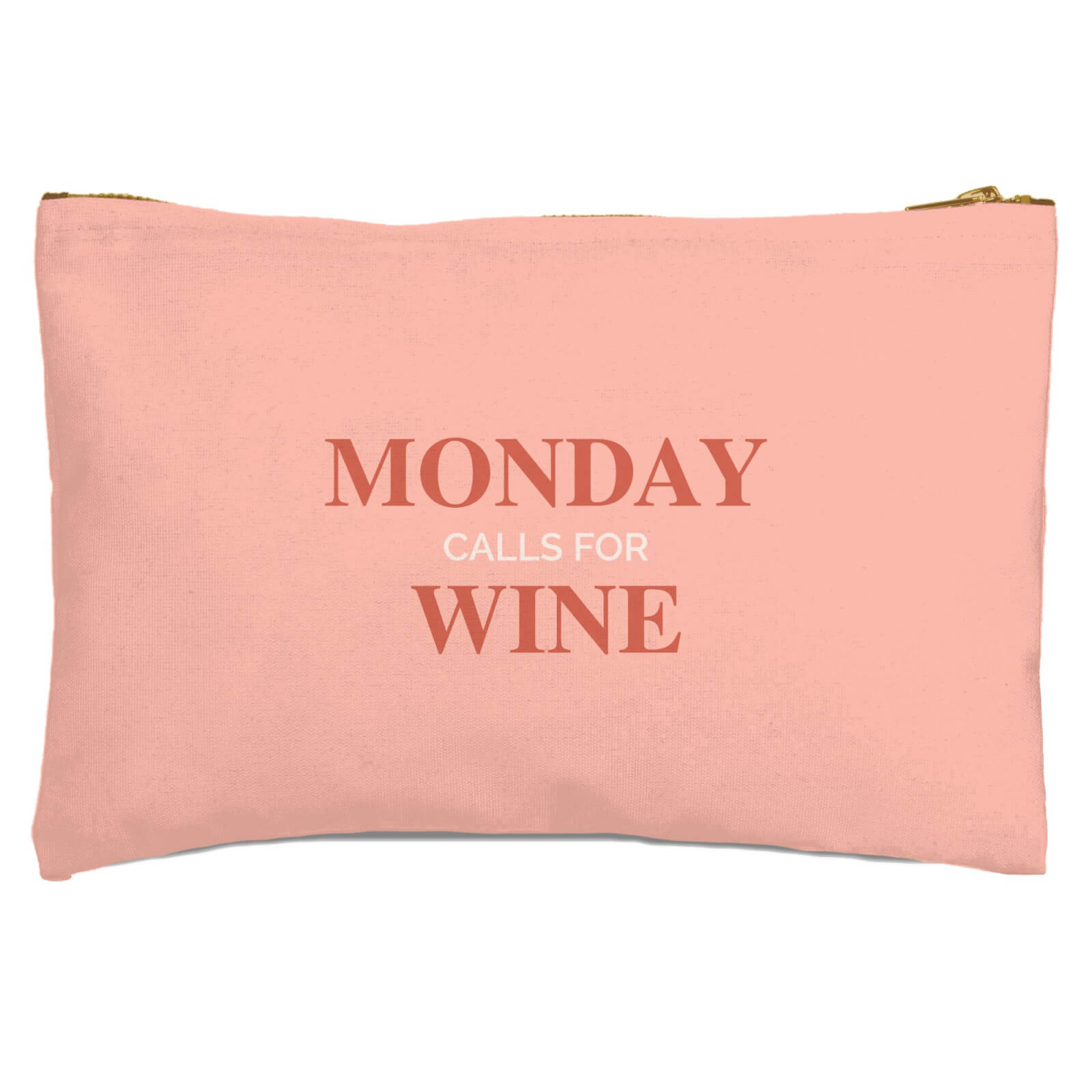 Monday Calls For Wine Zipped Pouch