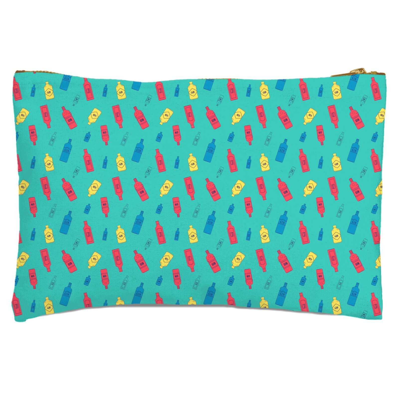 Gin Bottles Zipped Pouch