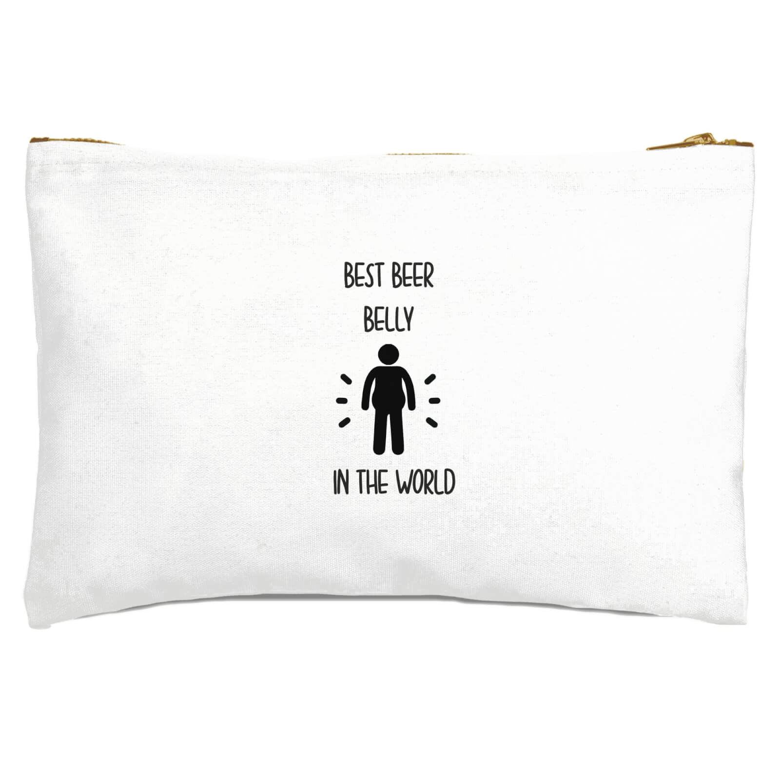 Best Beer Belly In The World Zipped Pouch