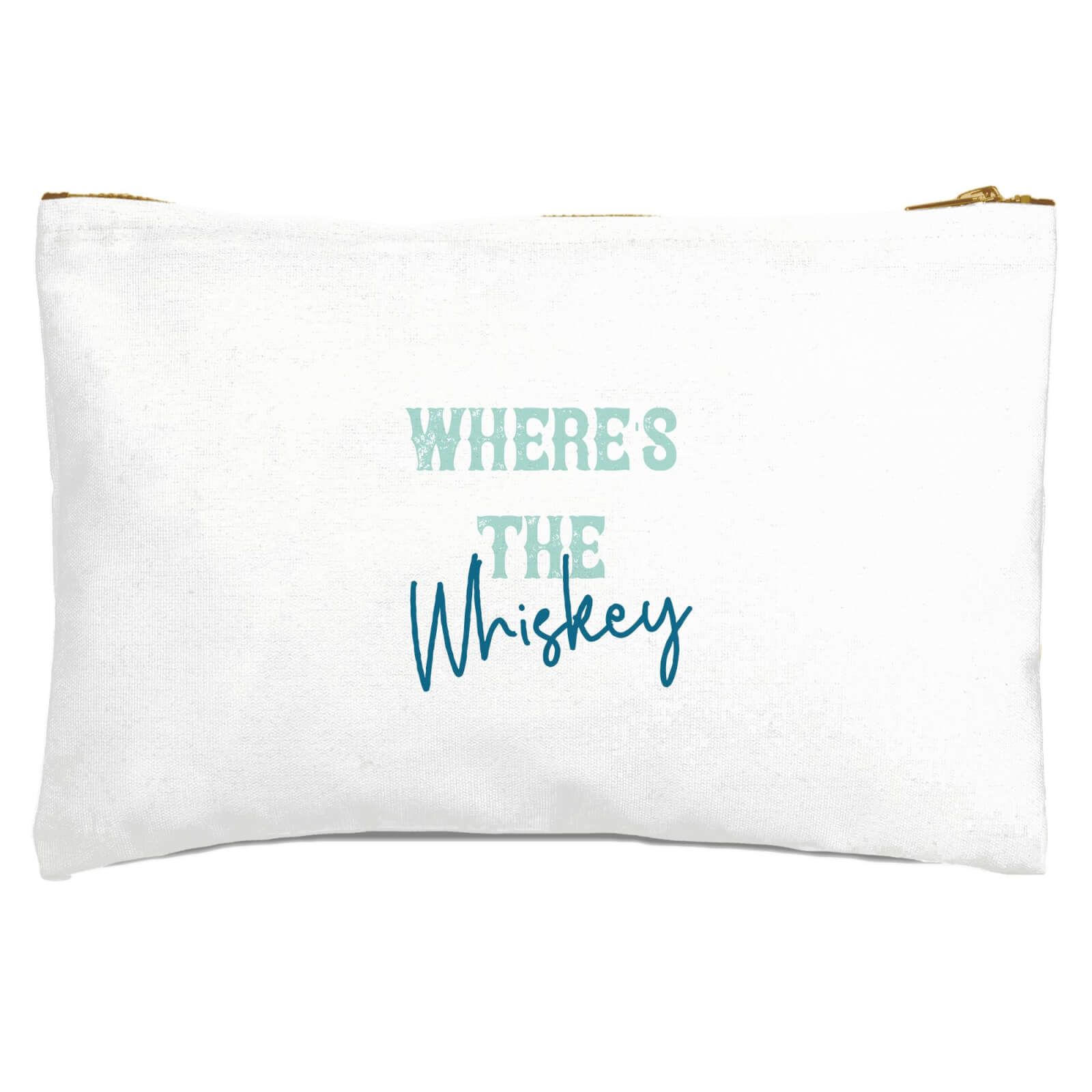 Where's The Whiskey Zipped Pouch