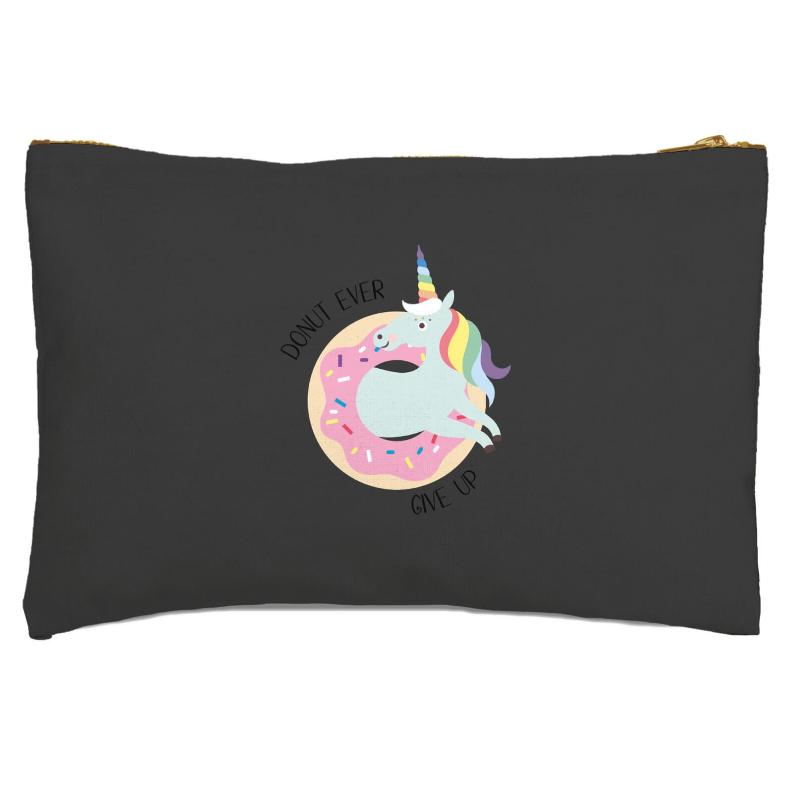 Donut Ever Give Up Zipped Pouch