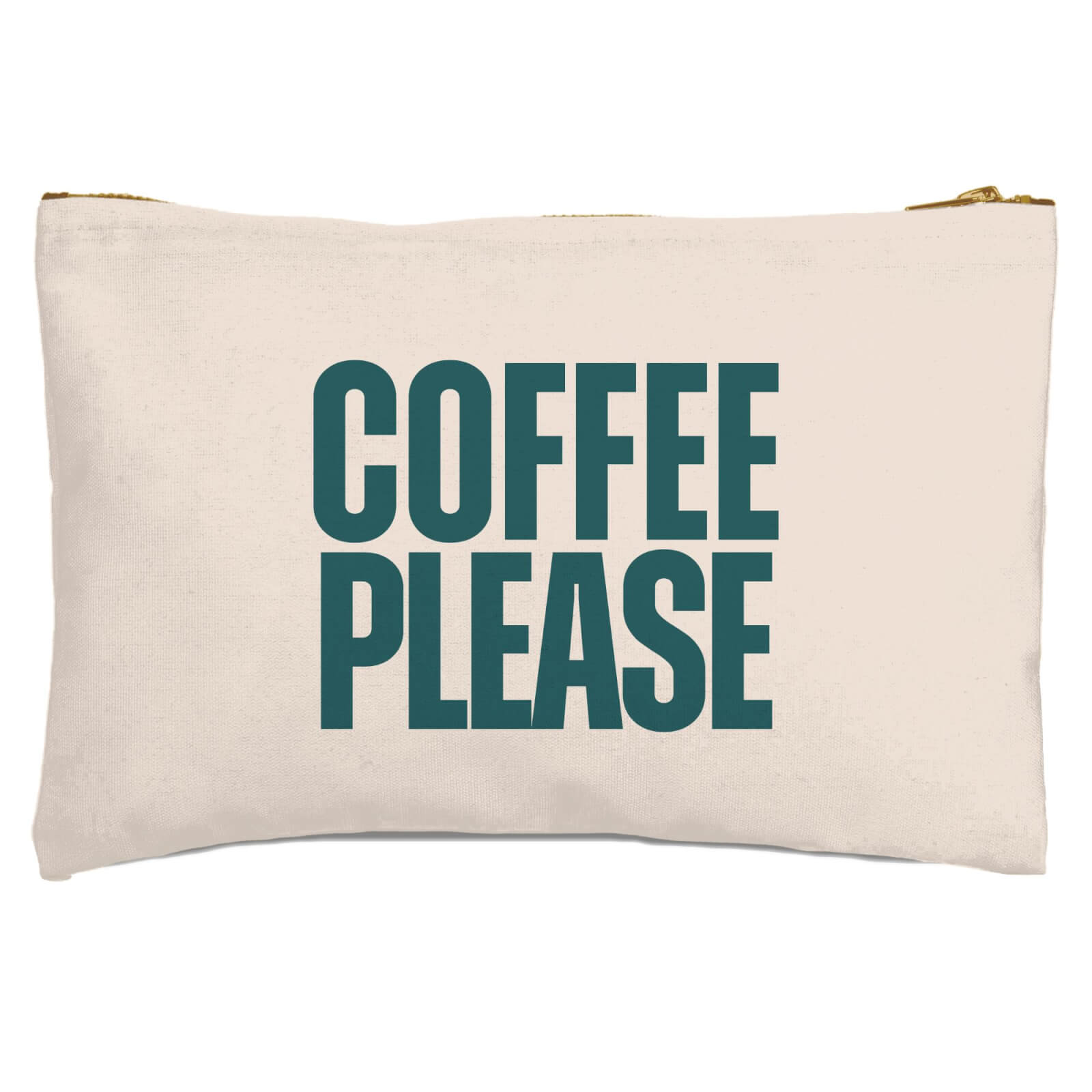 Coffee Please Zipped Pouch