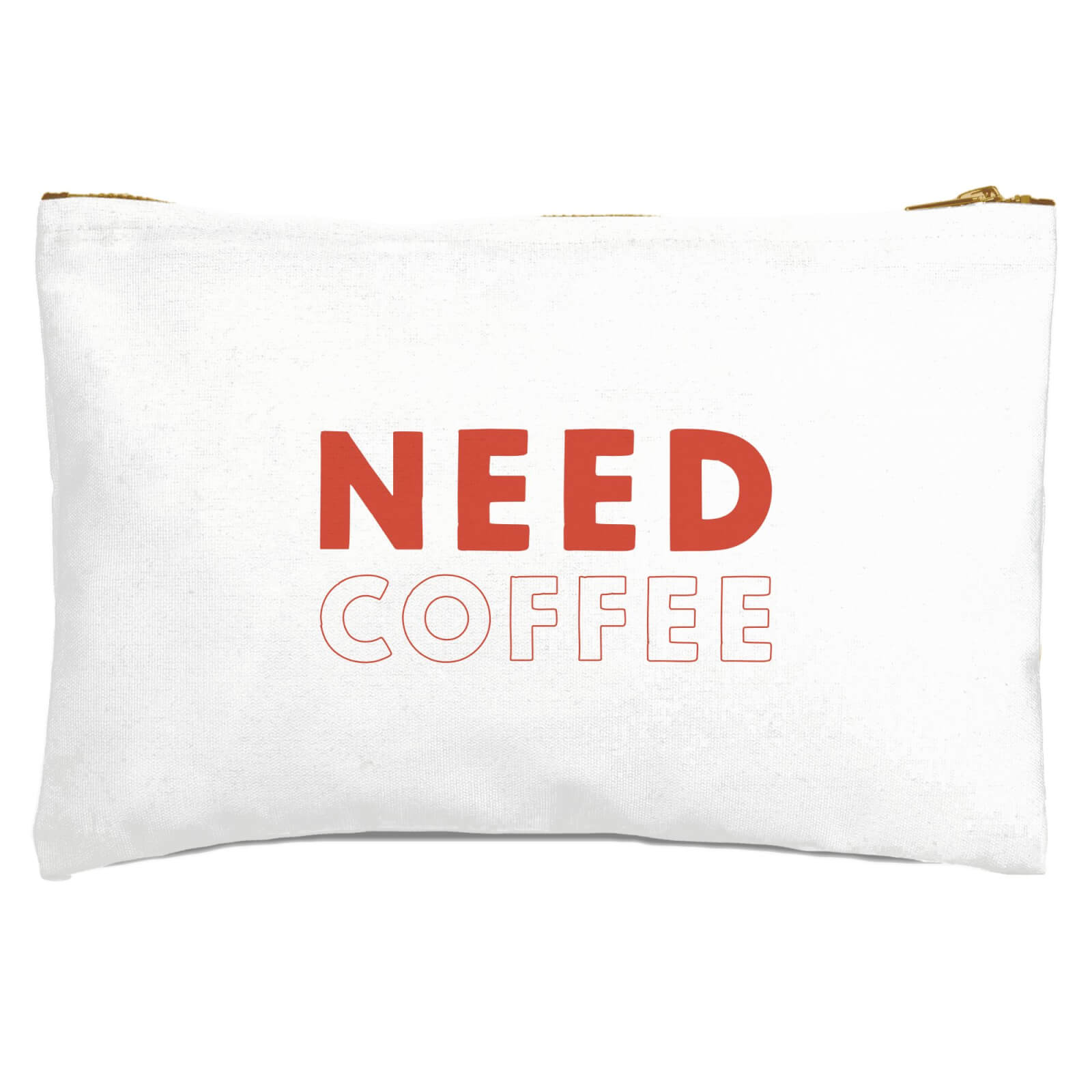 Need Coffee Zipped Pouch