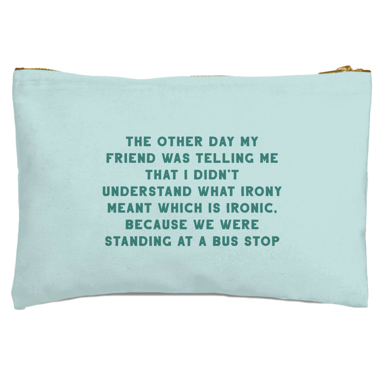 Irony Zipped Pouch
