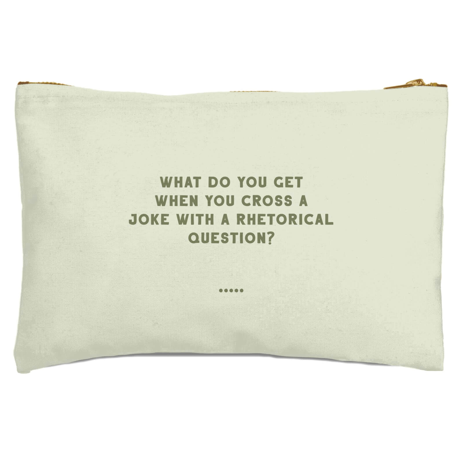 Rhetorical Question Zipped Pouch