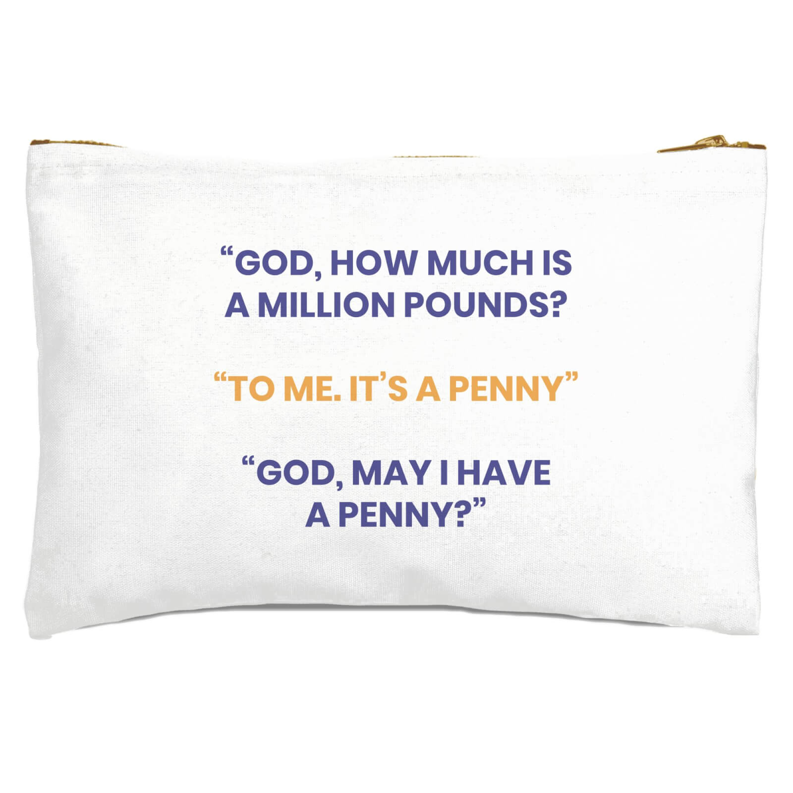 How Much Is A Million Pounds? Zipped Pouch