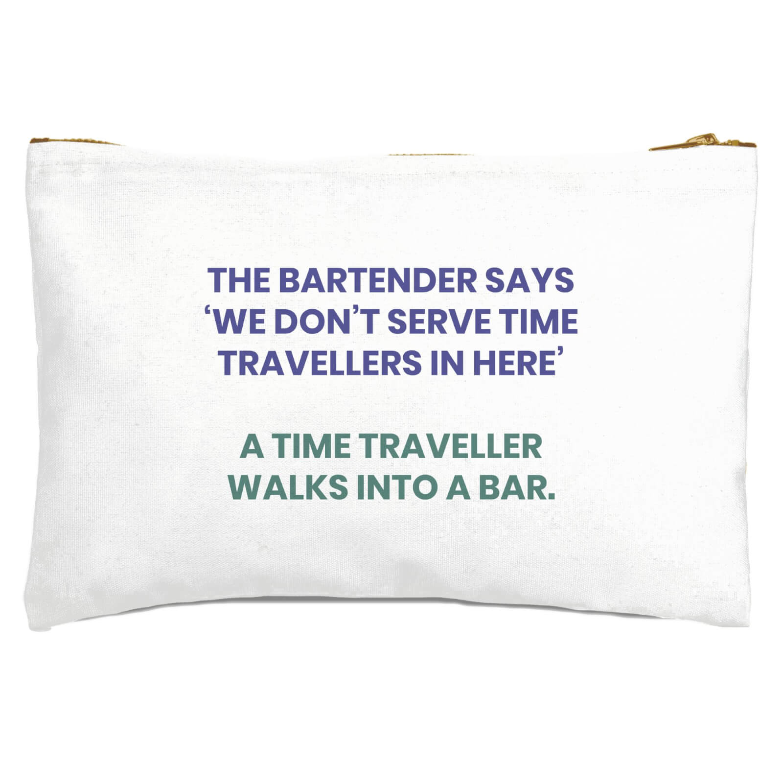 A Time Traveller Zipped Pouch