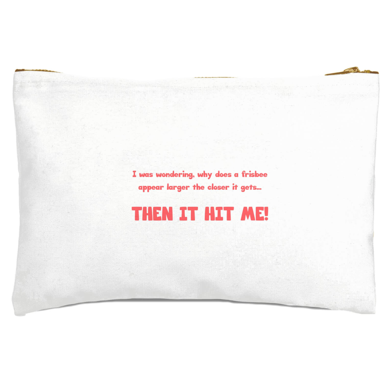 Frisbee Joke Zipped Pouch