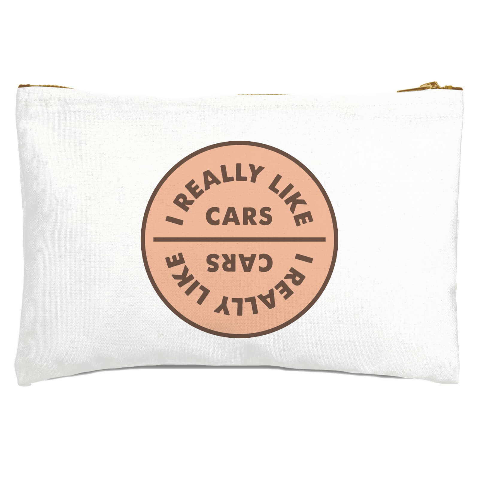 I Really Like Cars Zipped Pouch