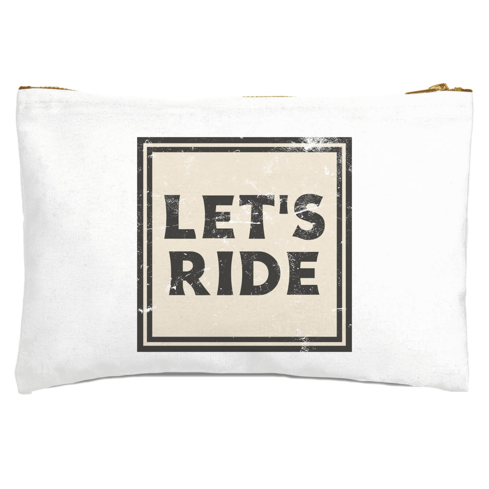 Let's Ride Zipped Pouch