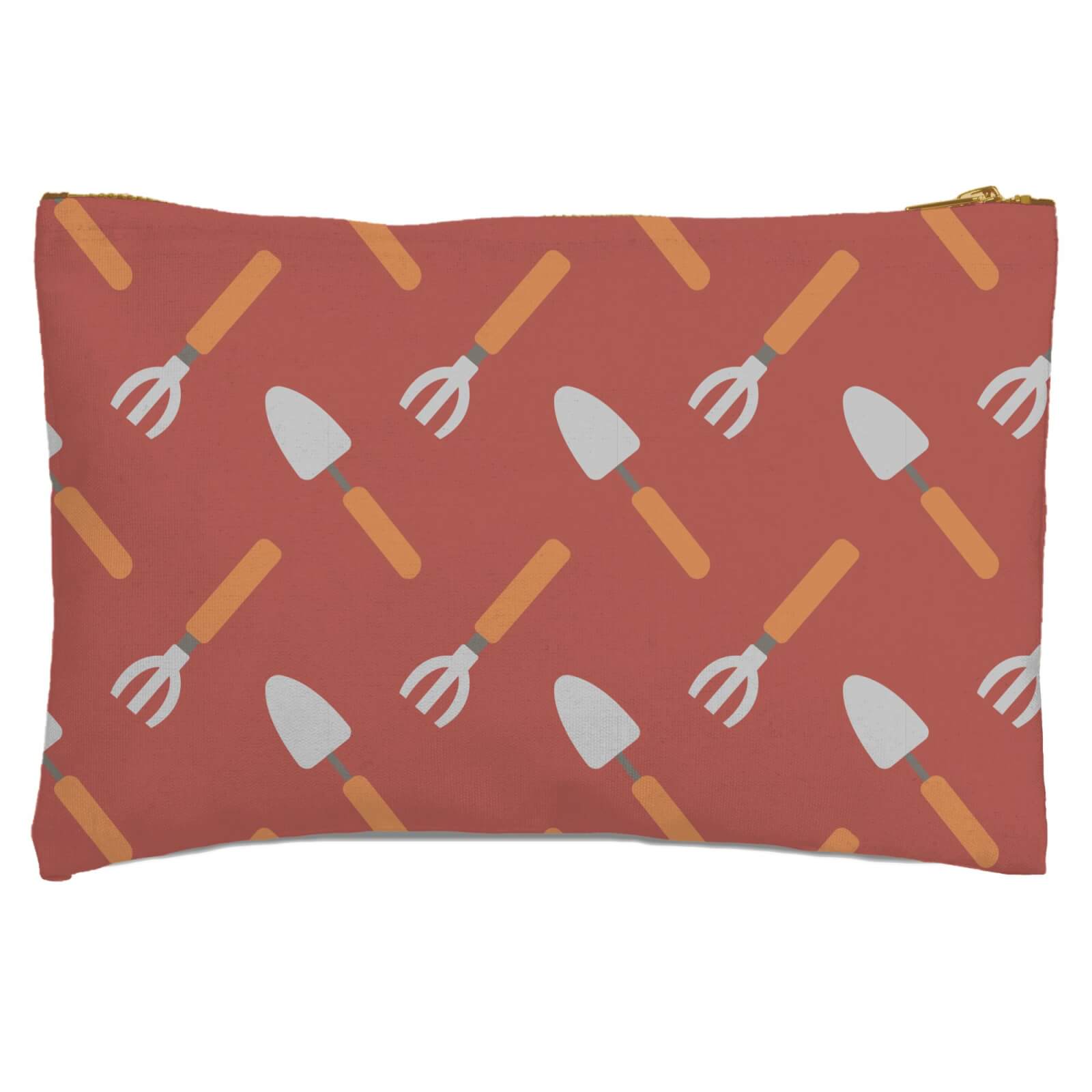 Gardener Print Zipped Pouch
