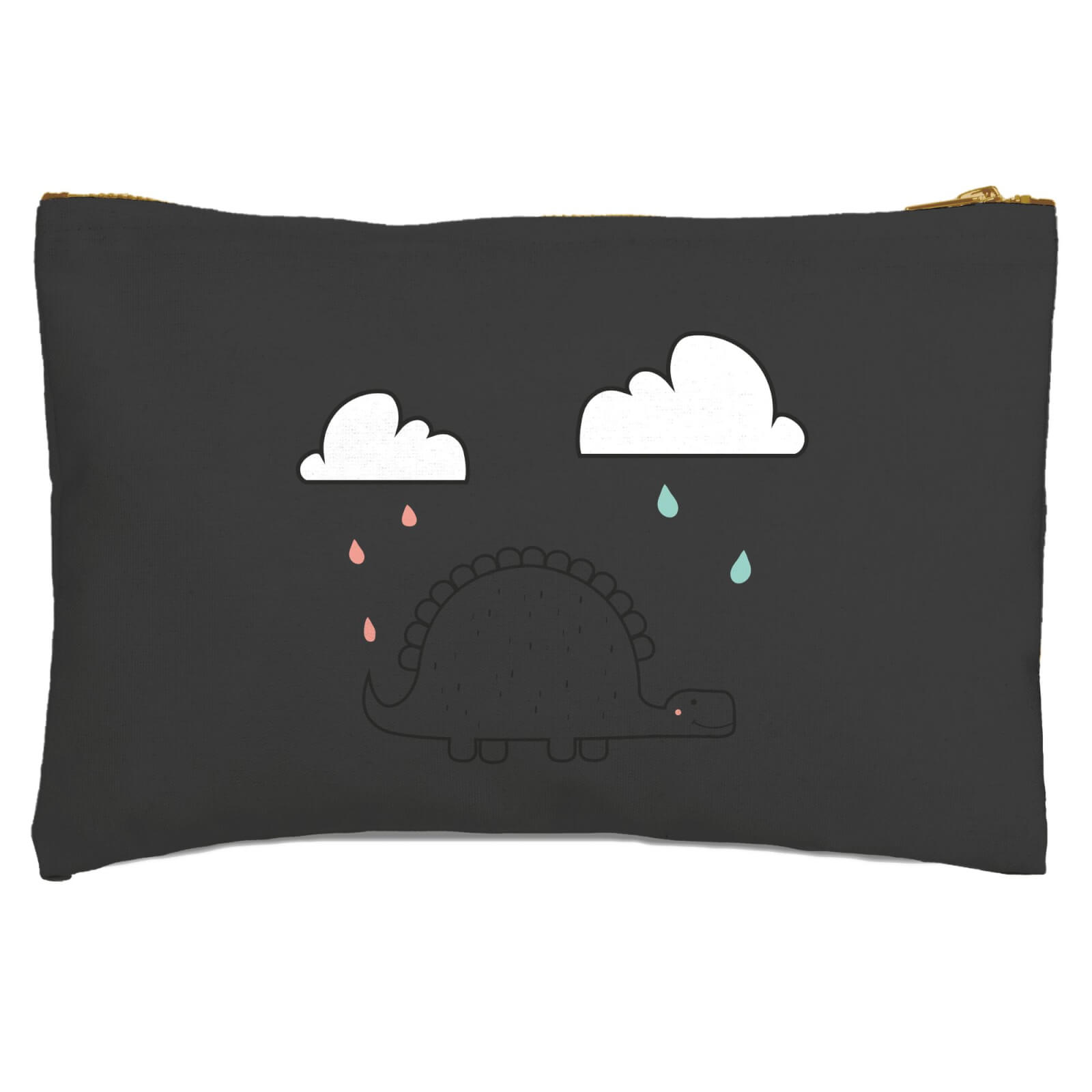 Pastel Stegosaurus Zipped Pouch