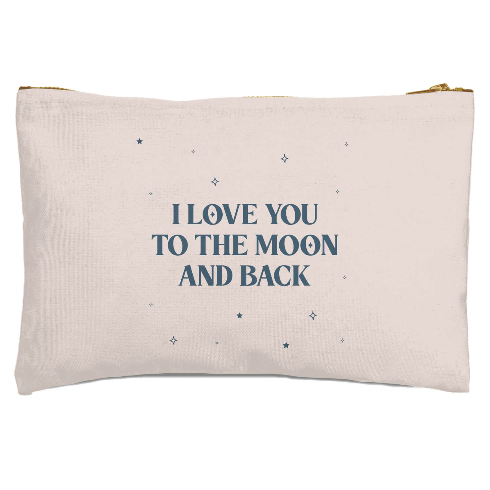 I Love You To The Moon And Back Zipped Pouch