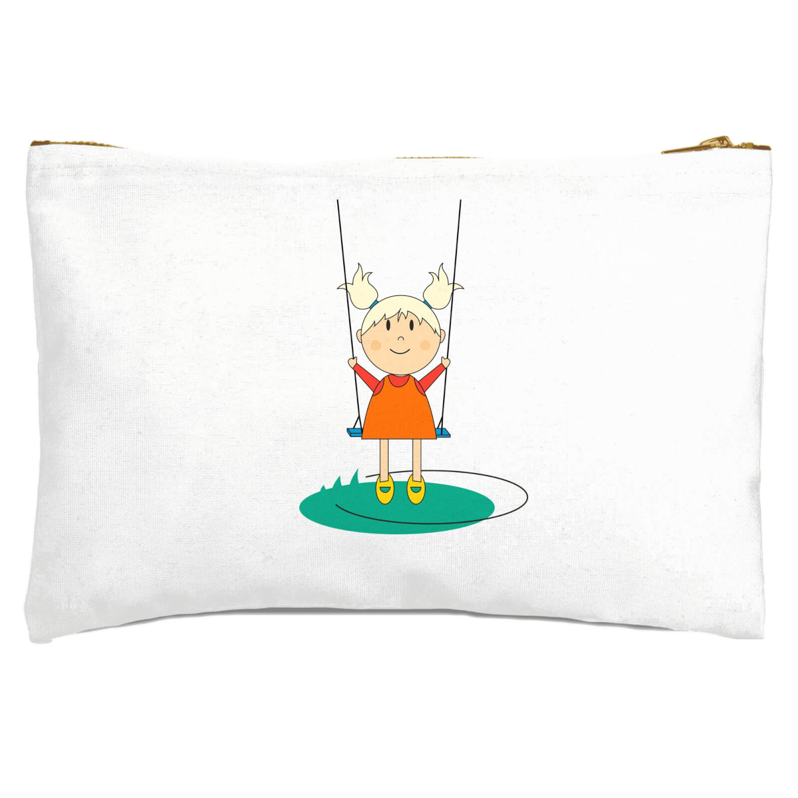 Swinging Kid Zipped Pouch