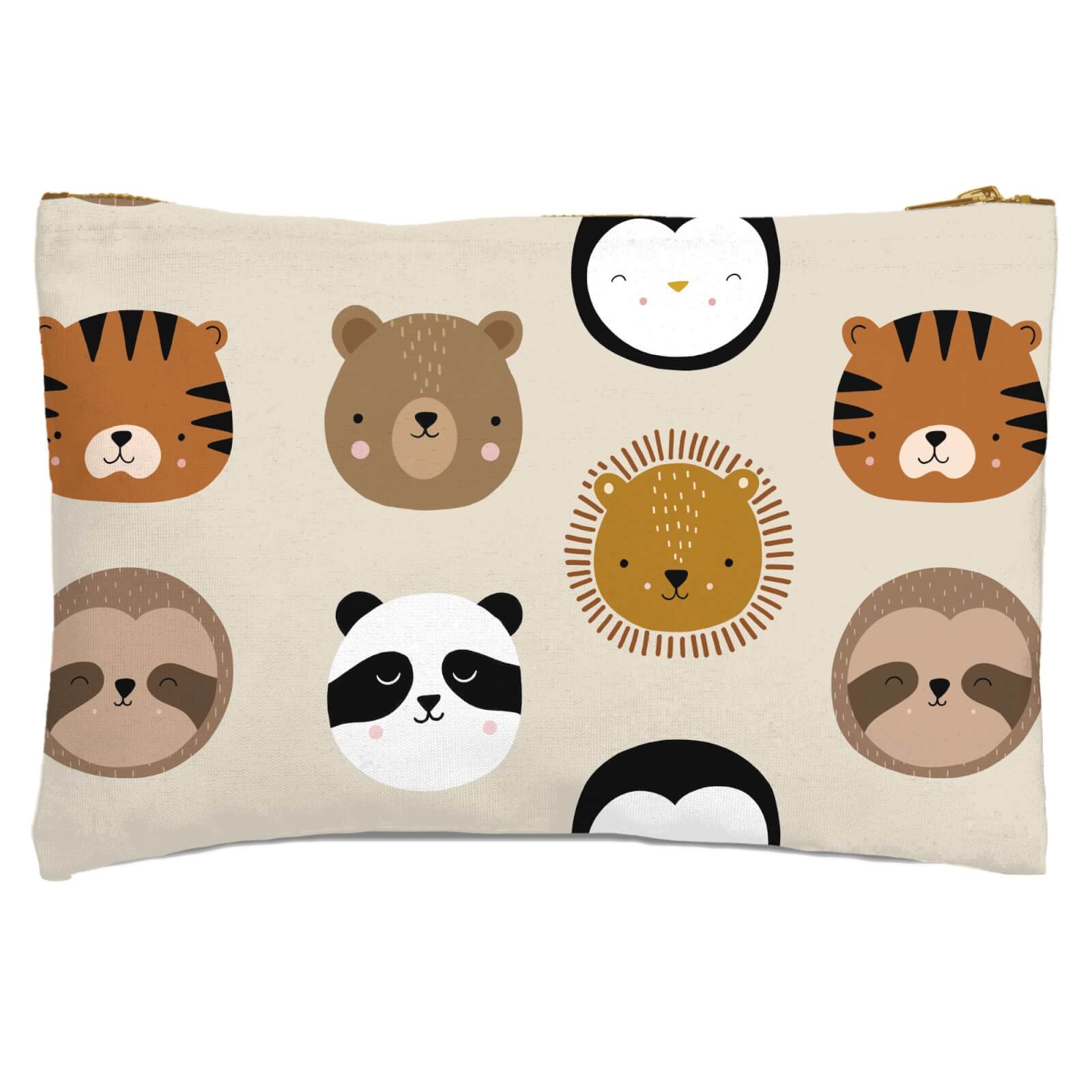Animal Pattern Zipped Pouch