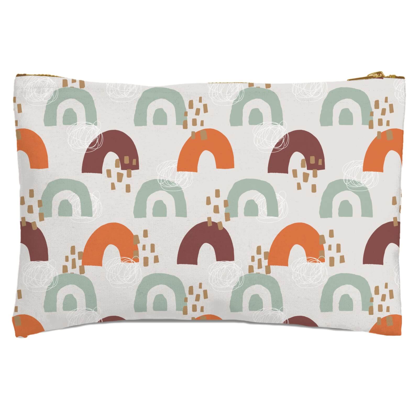 Abstract Shapes Zipped Pouch