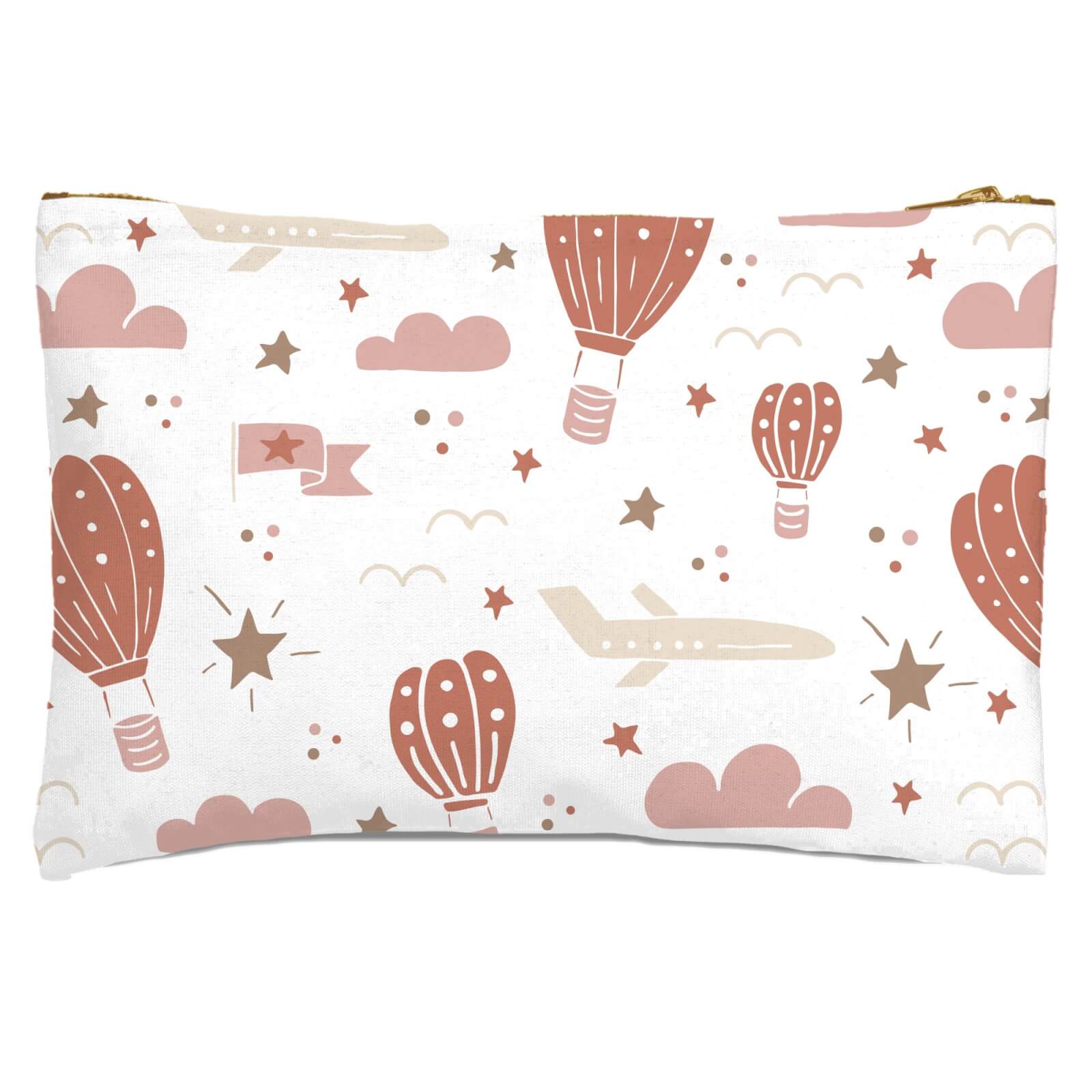 Earth Toned Kids Pattern Zipped Pouch