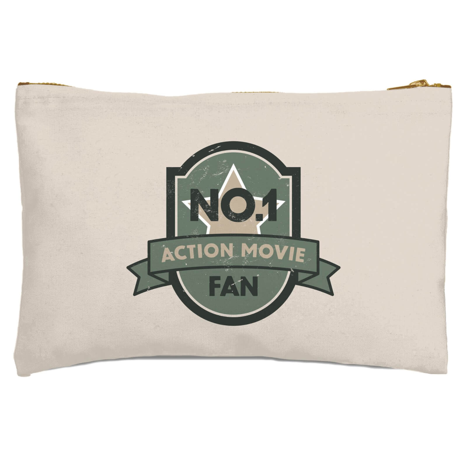 No.1 Action Movie Fan Zipped Pouch