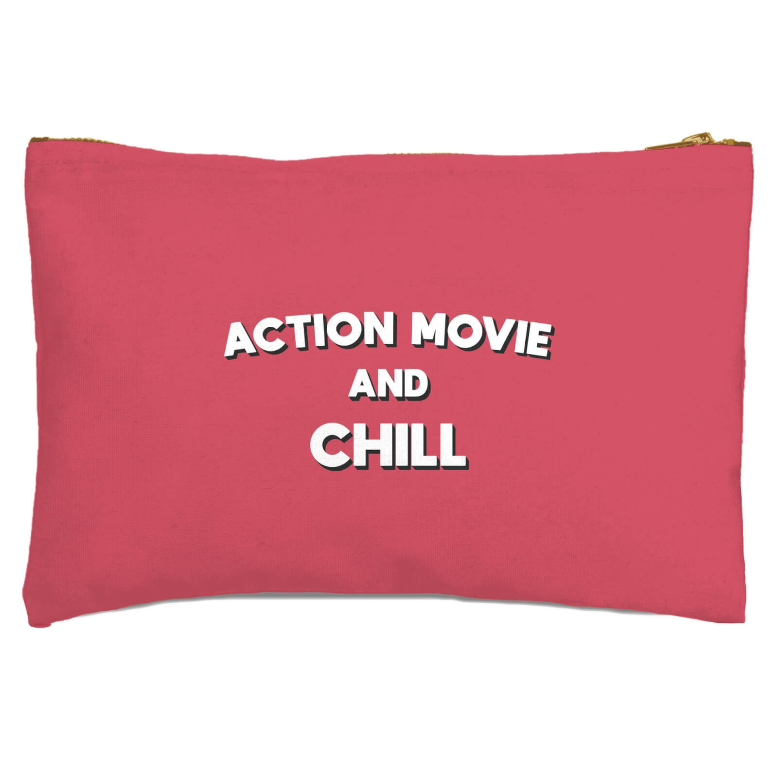 Action Movie And Chill Zipped Pouch