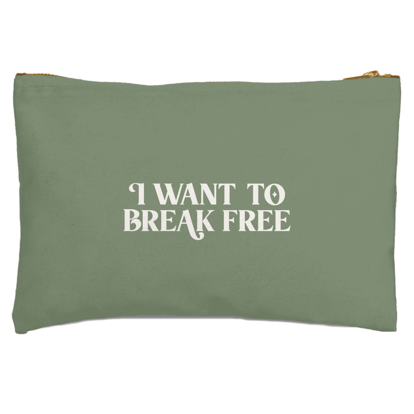 I Want To Break Free Zipped Pouch