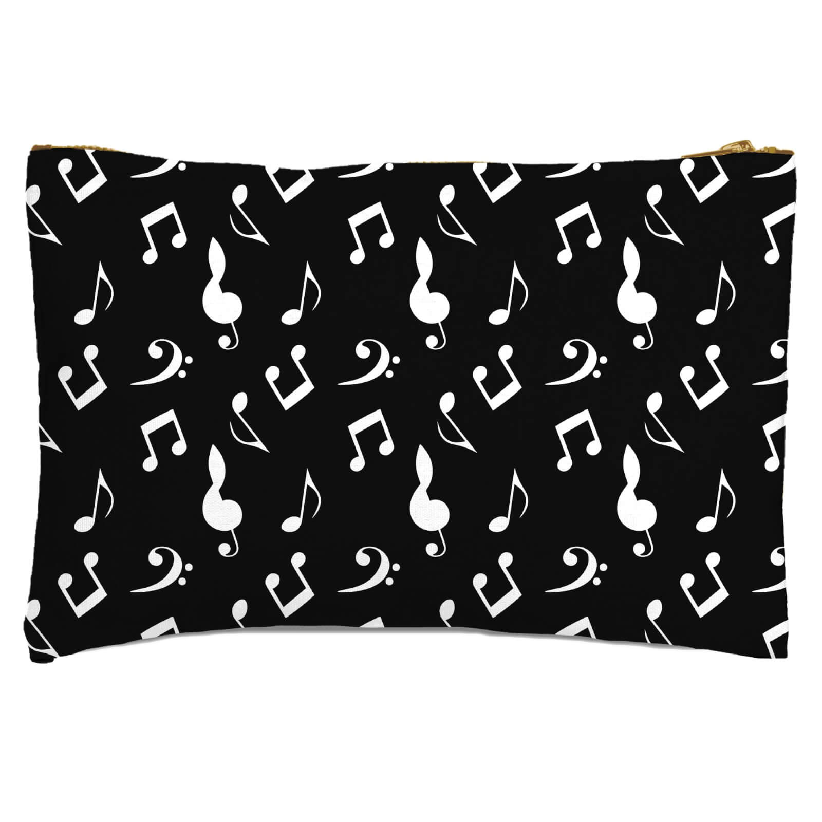 Music Notes Mono Zipped Pouch