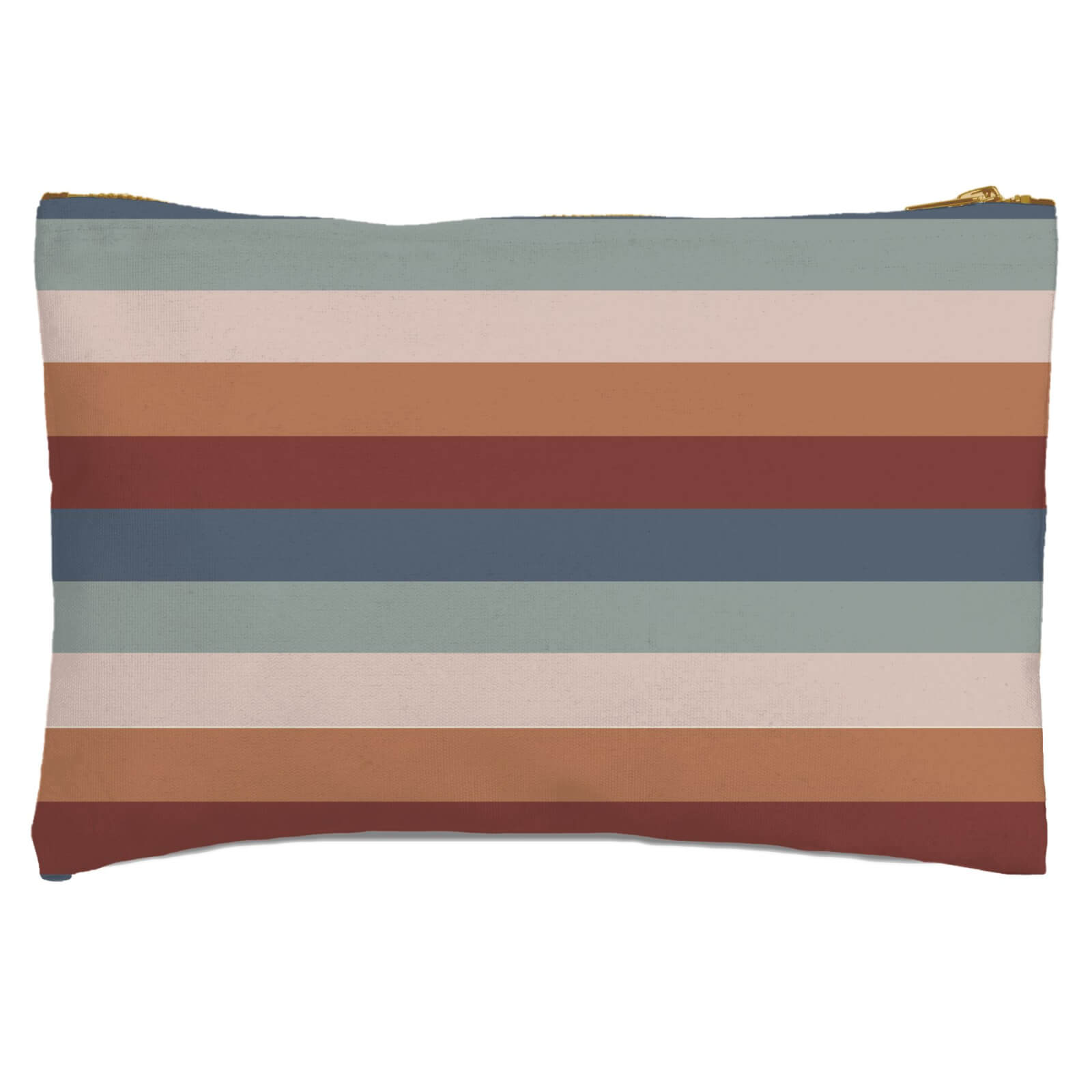 Winter Retro Stripes Zipped Pouch
