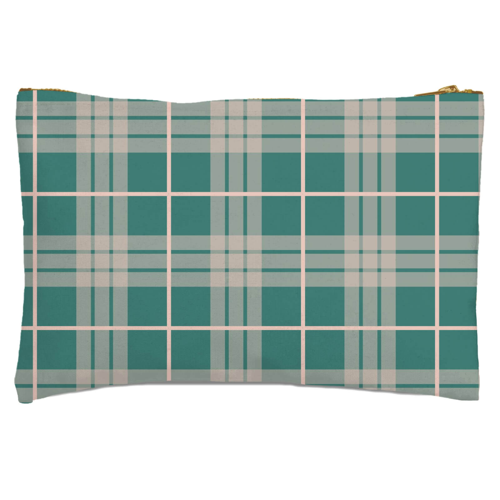 Home Tartan Zipped Pouch